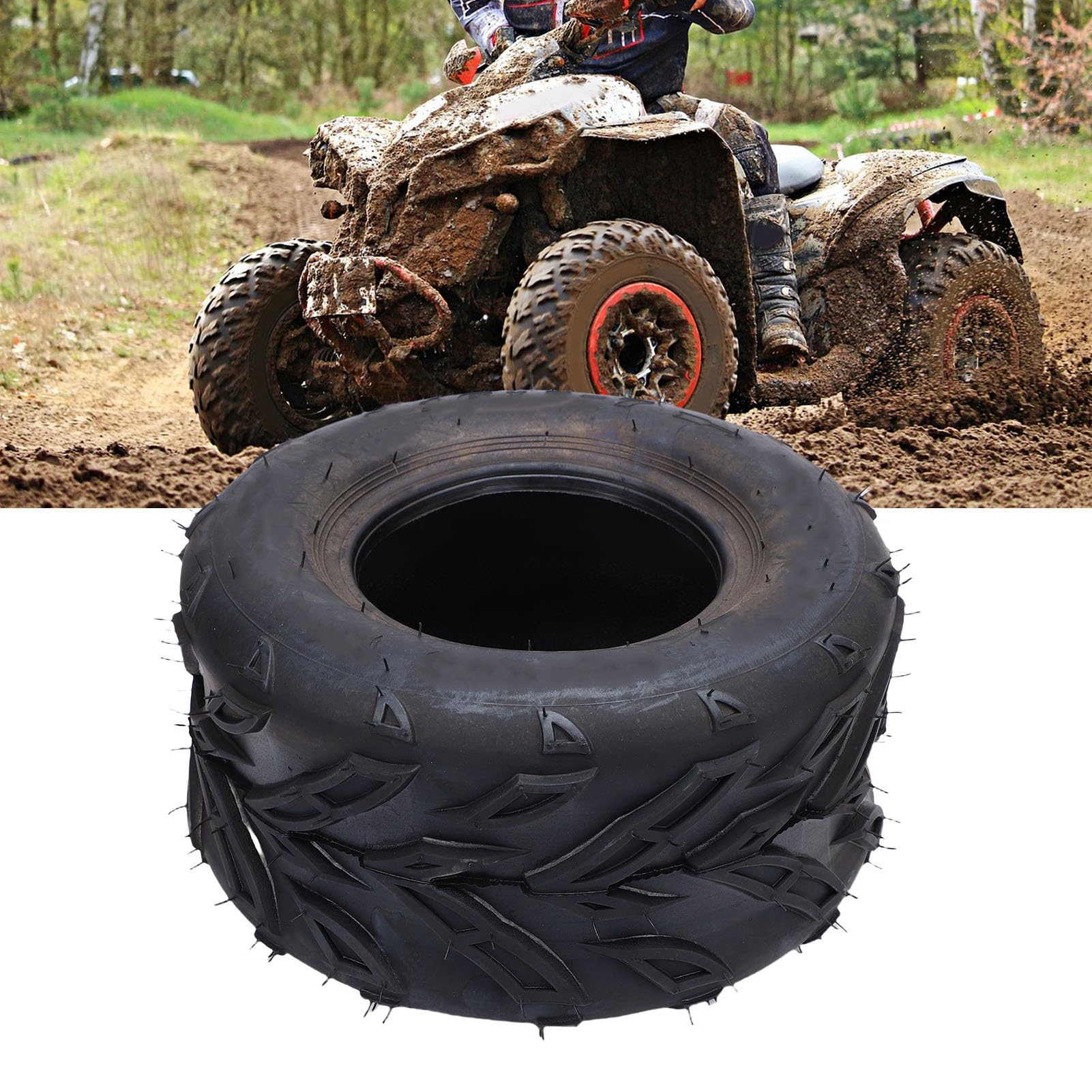 Fydun Sportowa Opona ATV 16x8-7 4 Warstwy Bezdętkowej Opona Terenowa ATV Off Road Trail Błoto Piasek na Drodze