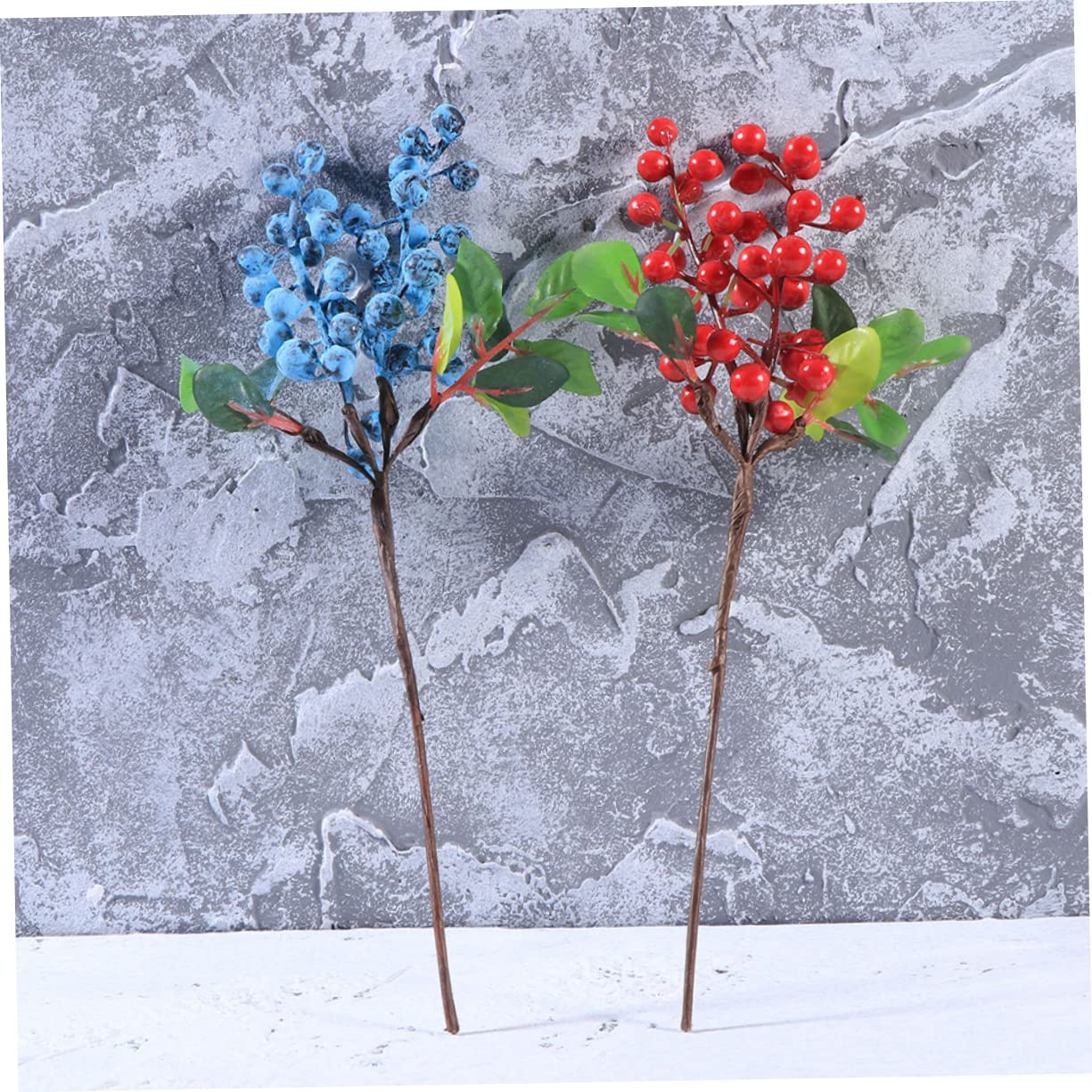 DECHOUS 20pièces Tiges De Baies Artificielles pour Noël Picks De Baies De Houx Décorations Festives pour Maison Et Fêtes
