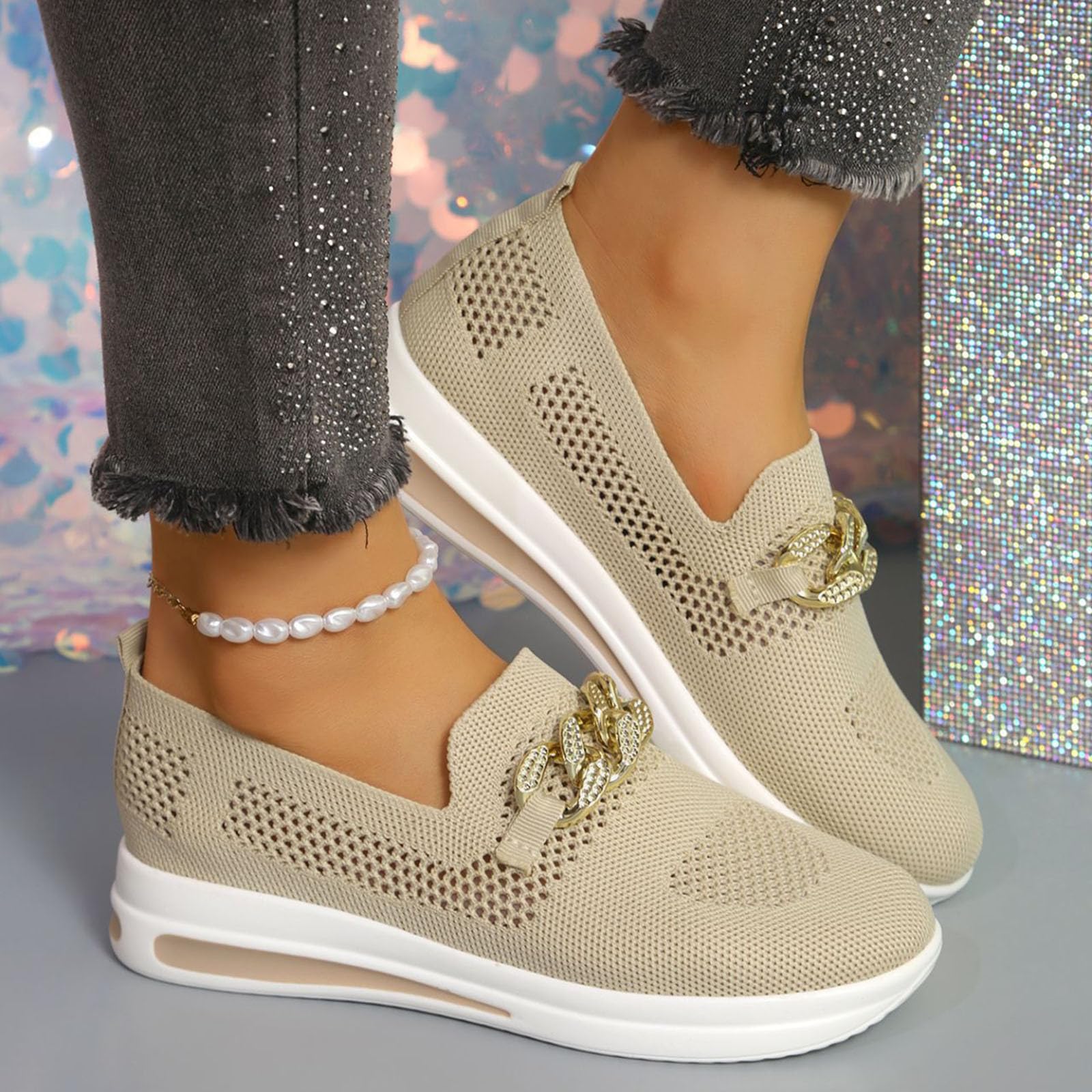 Orthopädische Schuhe Damen Hallux Turnschuhe Komfort Breite Fuß Shoes Straßenlaufschuhe Weite H Elegant Sommerschuhe Freizeitschuhe Atmungsaktive Bequeme Walkingschuhe Laufschuhe