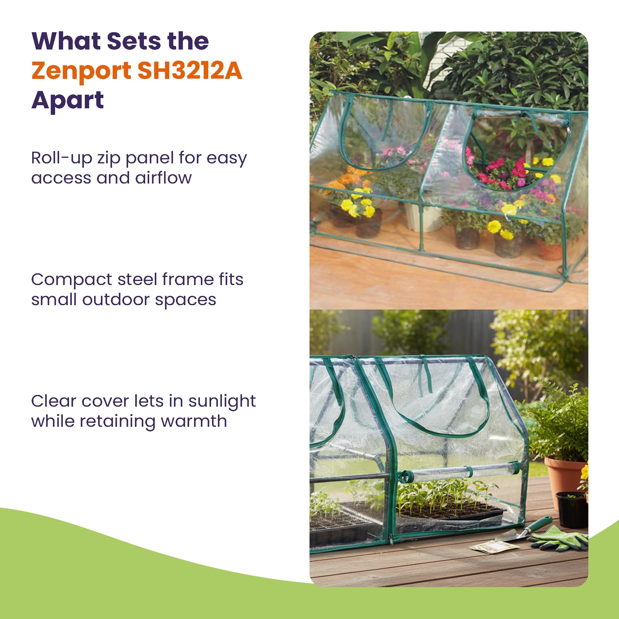 Amazon.com : Garden Cold Frame Greenhouse Cloche : Patio, Lawn