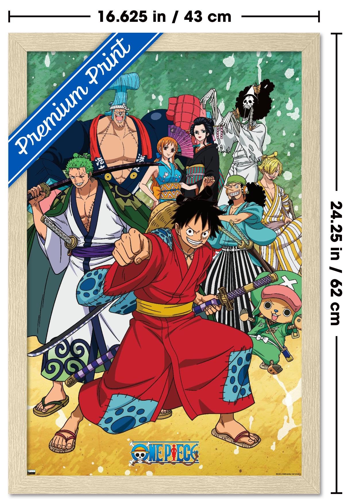 Amazon.com: One Piece: Wano Country - Samurai Crew Wall Poster