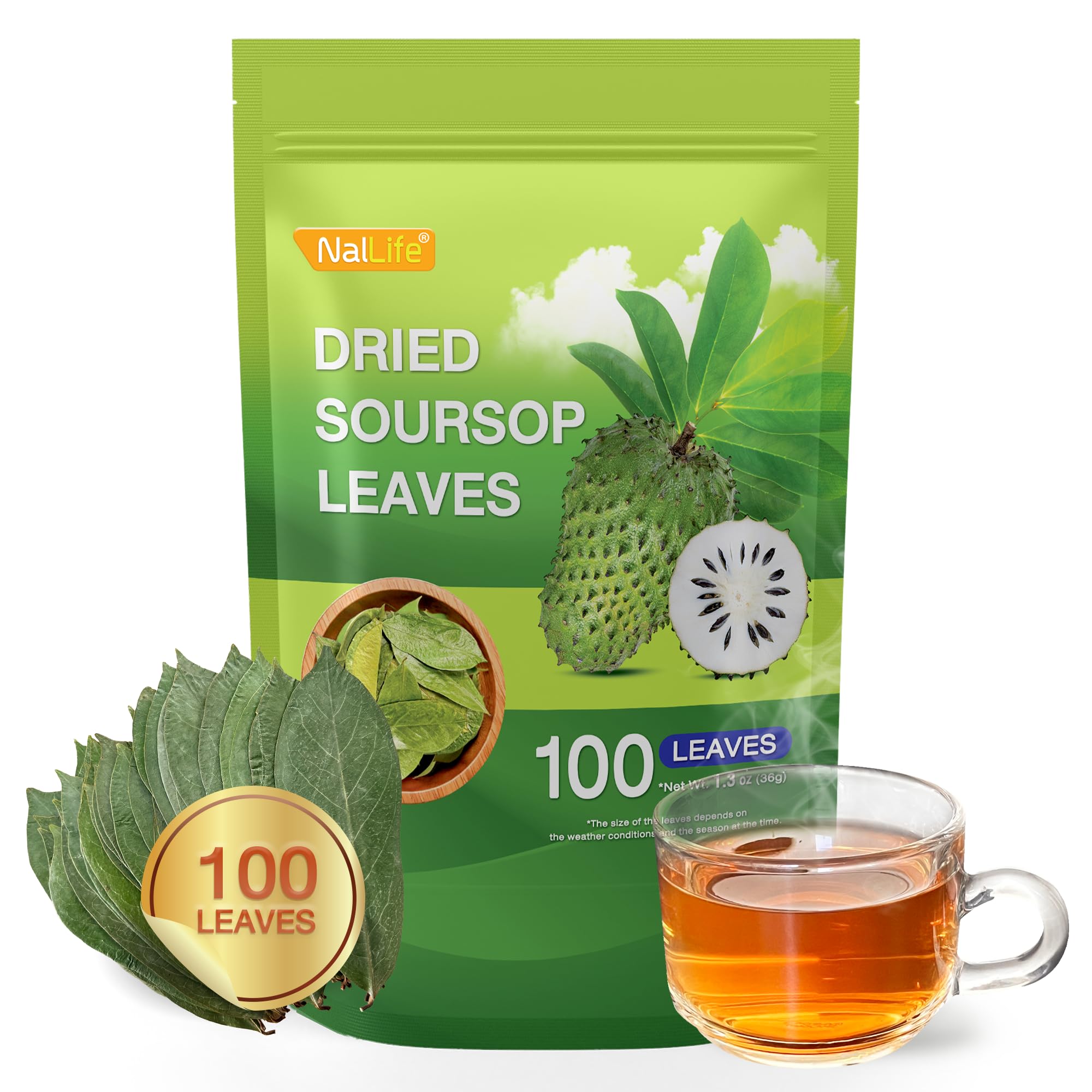 NalLife Soursop Leaves for Tea 100 Leaves