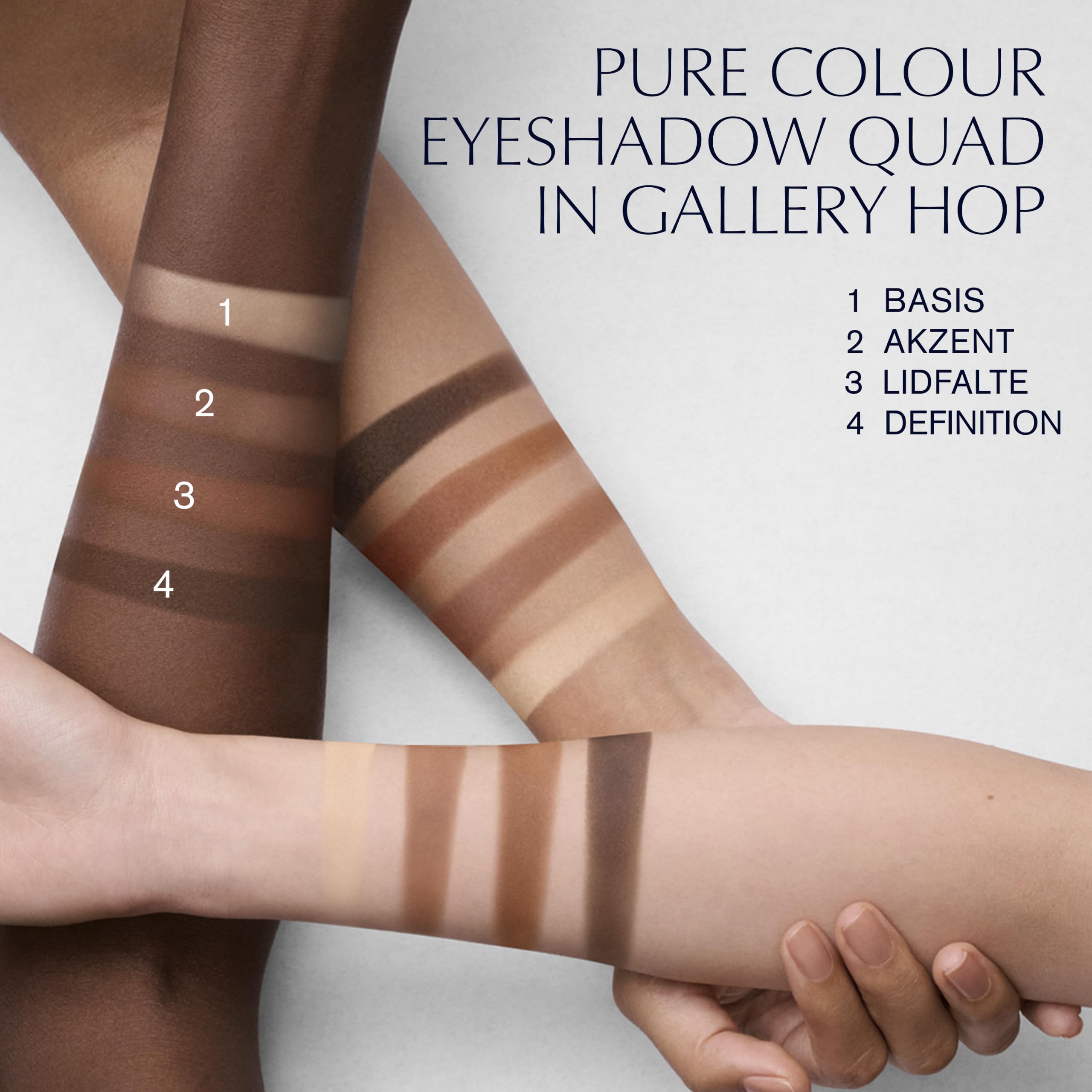 Estée Lauder The Essential Eyeshadow Quad Long-Lasting Palette | Lidschatten-Palette | Lässt sich perfekt verblenden, farbecht & wischfest | Ideal für reife Haut, 4g