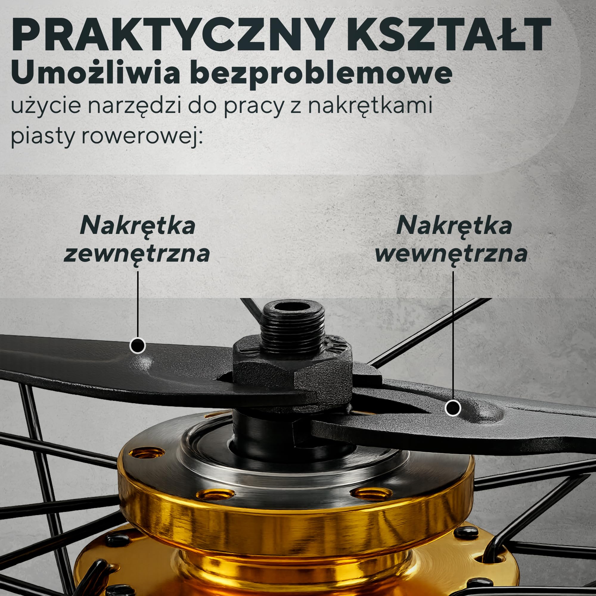 Zestaw Kluczy do Konusów Rowerowych 13–17 mm – Klucze do Piast i Łożysk Konusowych | Precyzyjne Narzędzie Serwisowe do Regulacji Nagrów