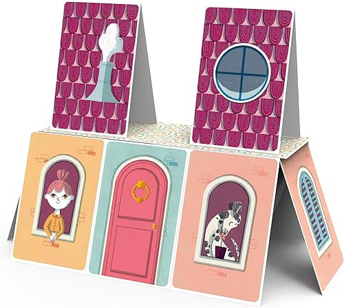Miniatura 3 de Clementoni 16241, Sapientino, Castelli di Carte, Juego educativo de 6 años con azulejos ilustrados, naipes infantiles para crear castillos