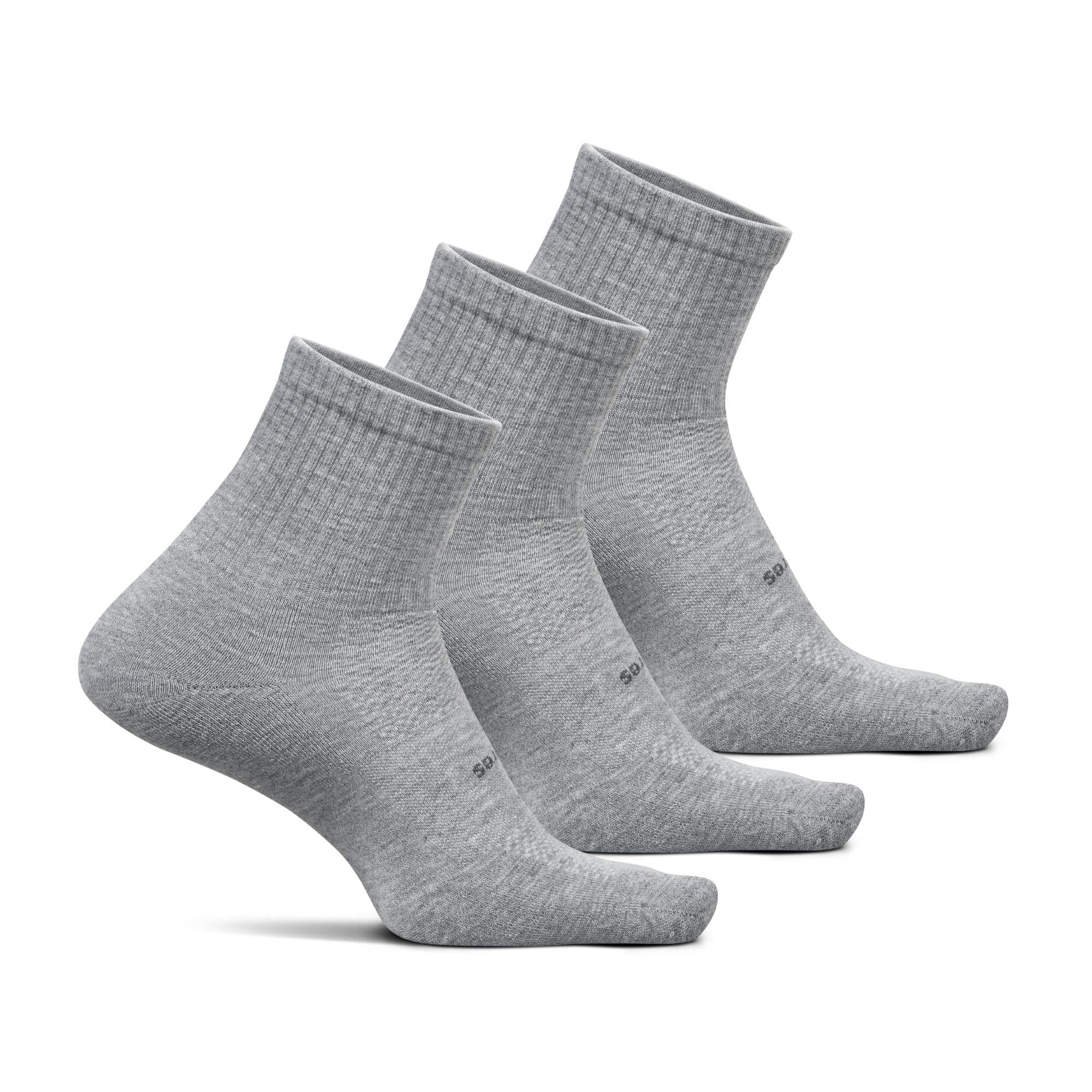 Feetures High Performance Max Cushion Quarter Tall Sock for Women & Men - Moisture-Wicking Athletic Socks