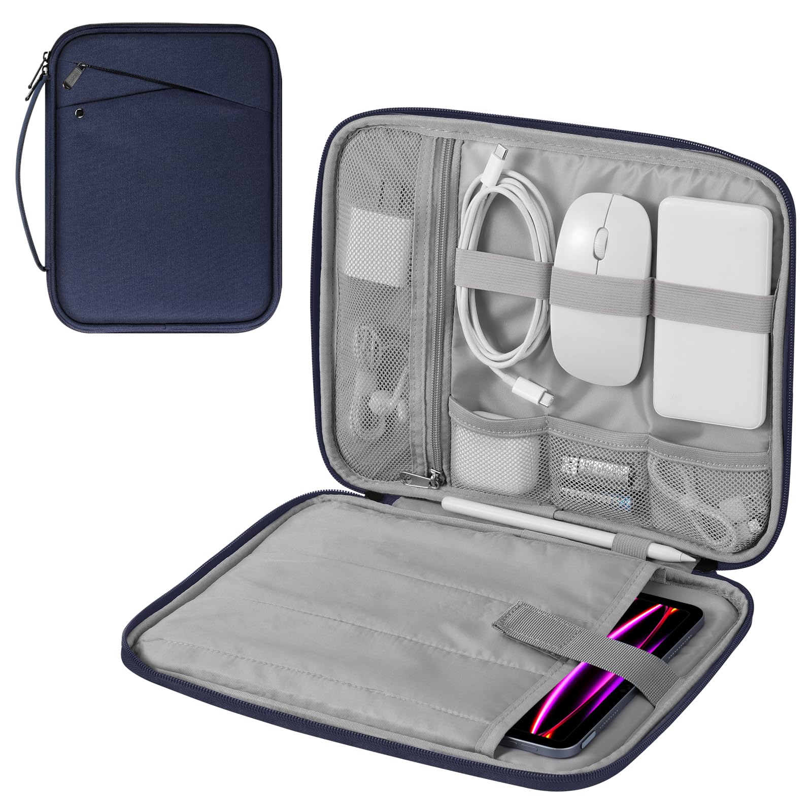 MoKo 13 Inch Tablet Sleeve Carrying Case Padded Protective Bag with Handle