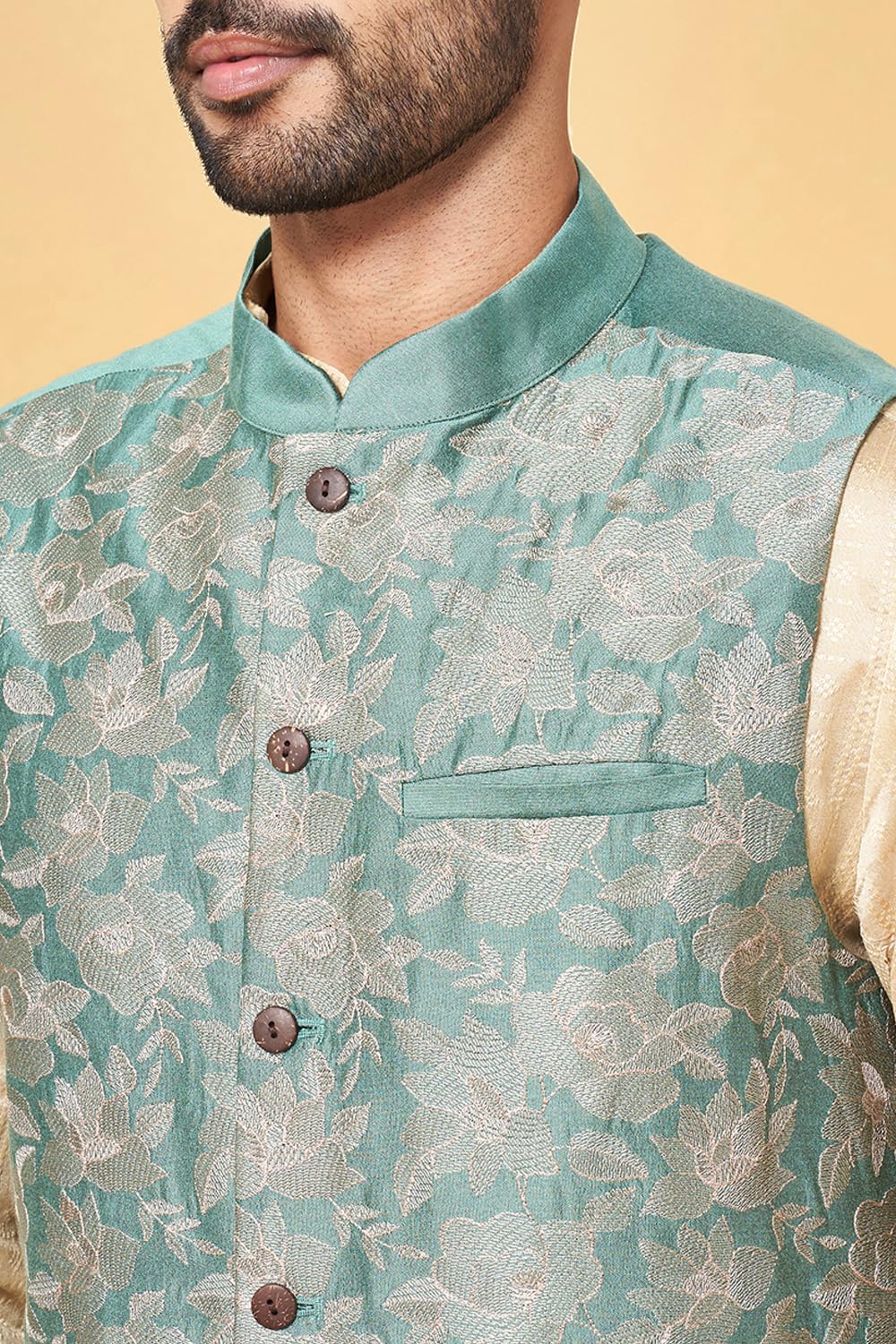 Indus Route by Pantaloons Men's Waistcoat - Image 4 thumbnail