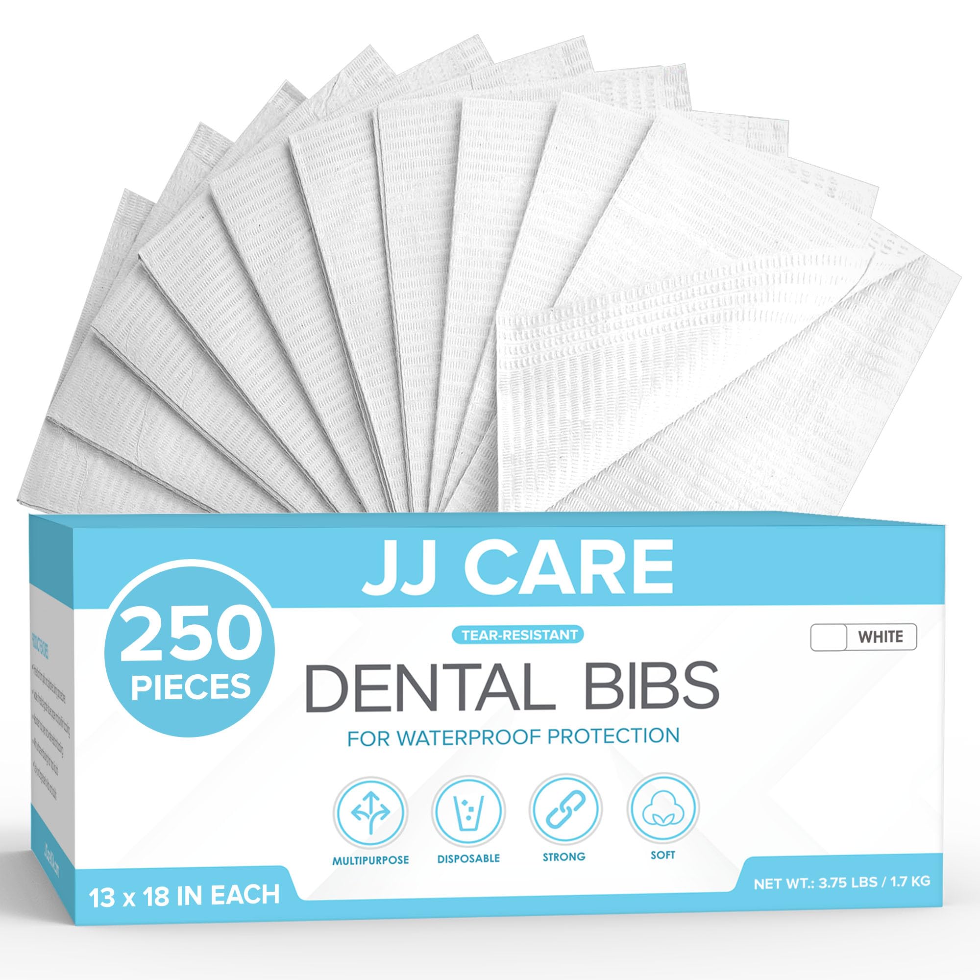 JJ CARE Dental Bibs [Pack of 250] - 13