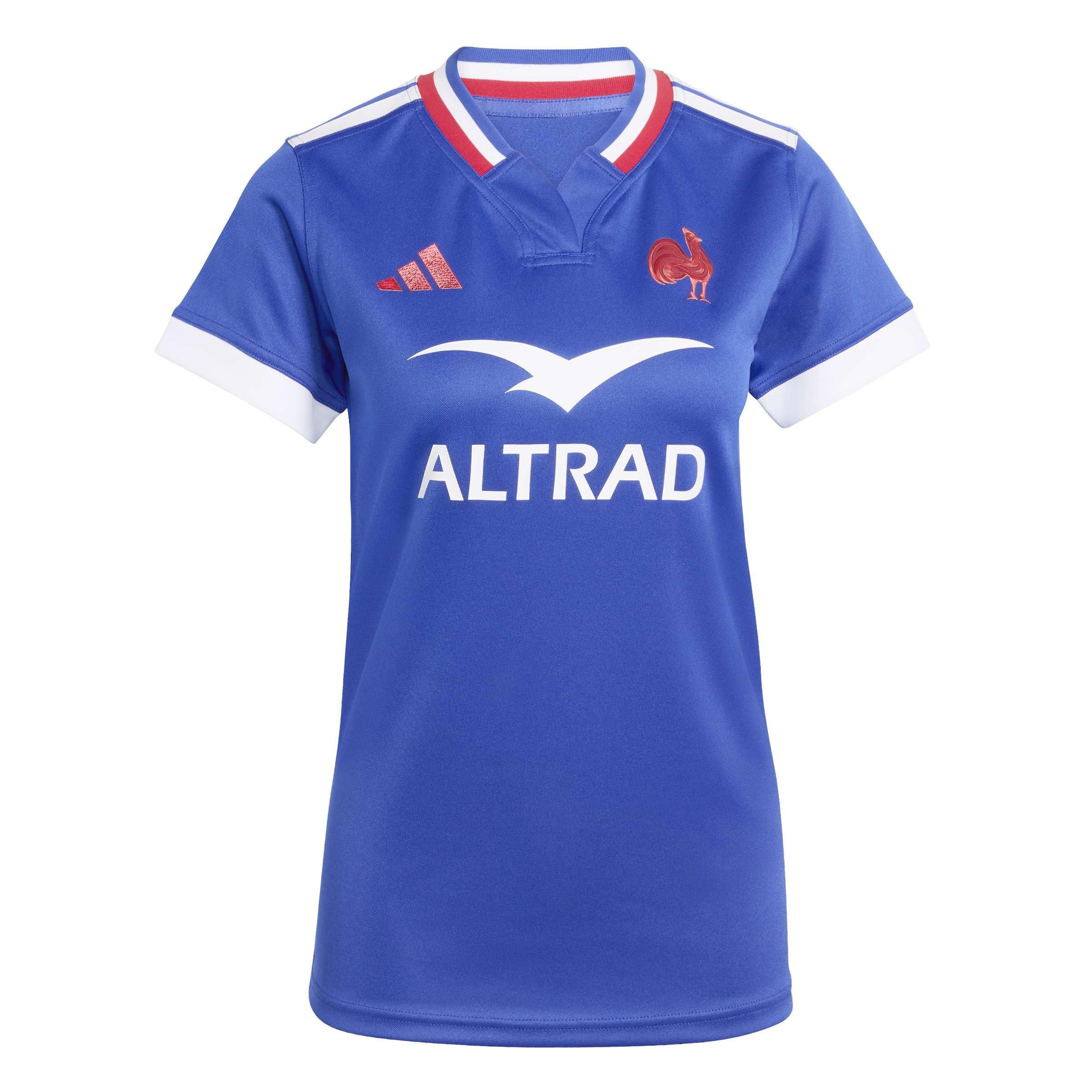 adidas Damen France Rugby Home Womens Replica Kurzärmelig (1er Pack)