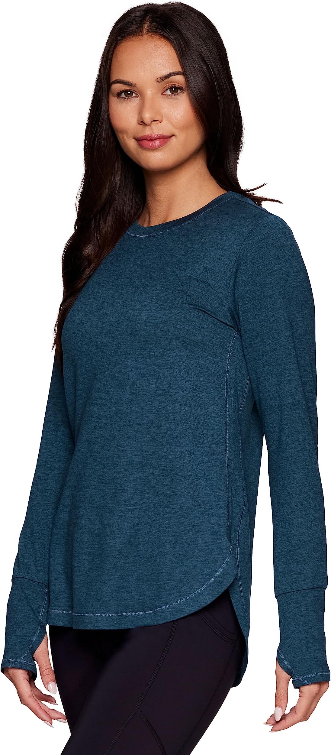 RBXActive Women's Fashion Athletic Yoga Long Sleeve Super Soft T-Shirt