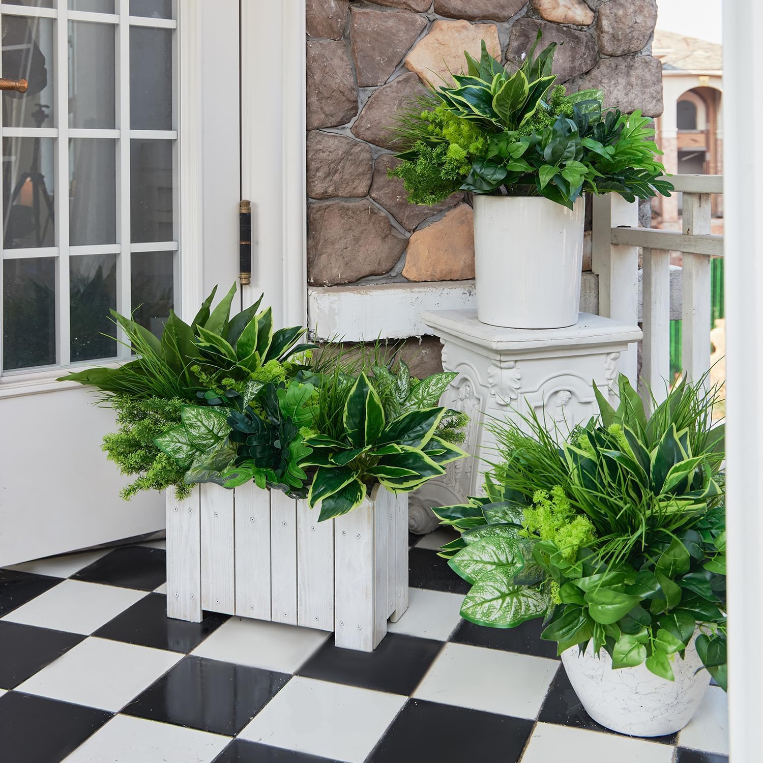 PARTY JOY 18 Pcs Artificial Ivy Plants, Realistic Artistic Decorative Plastic Plants, UV Resistant Outdoor Indoor Garden Decoration - Image 3