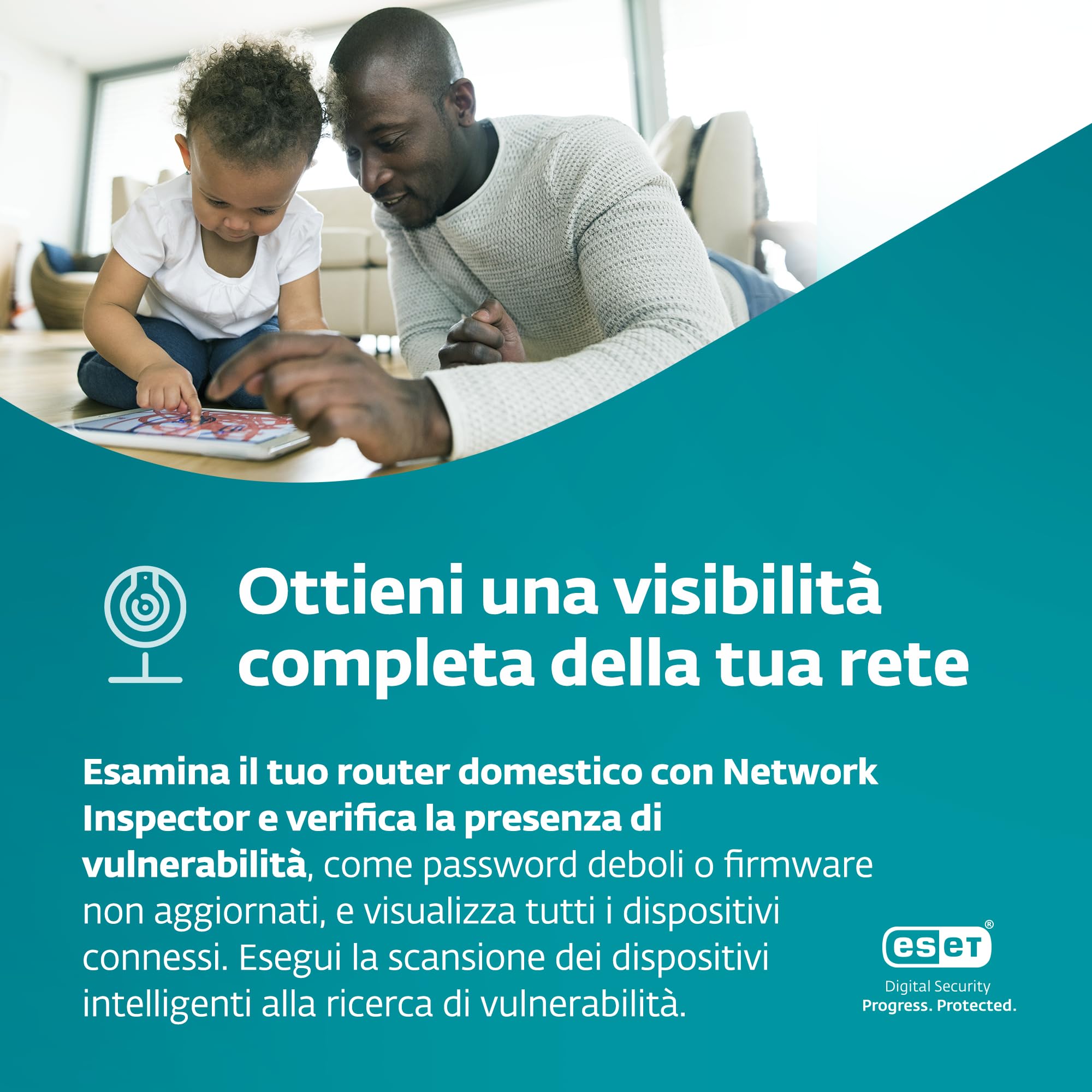 ESET HOME Security Essential 2025 | 3 dispositivi | 1 anno | Safe Banking & Browsing, Firewall, Network Inspector inclusi | Windows, MacOs & Android | Codice di attivazione tramite email
