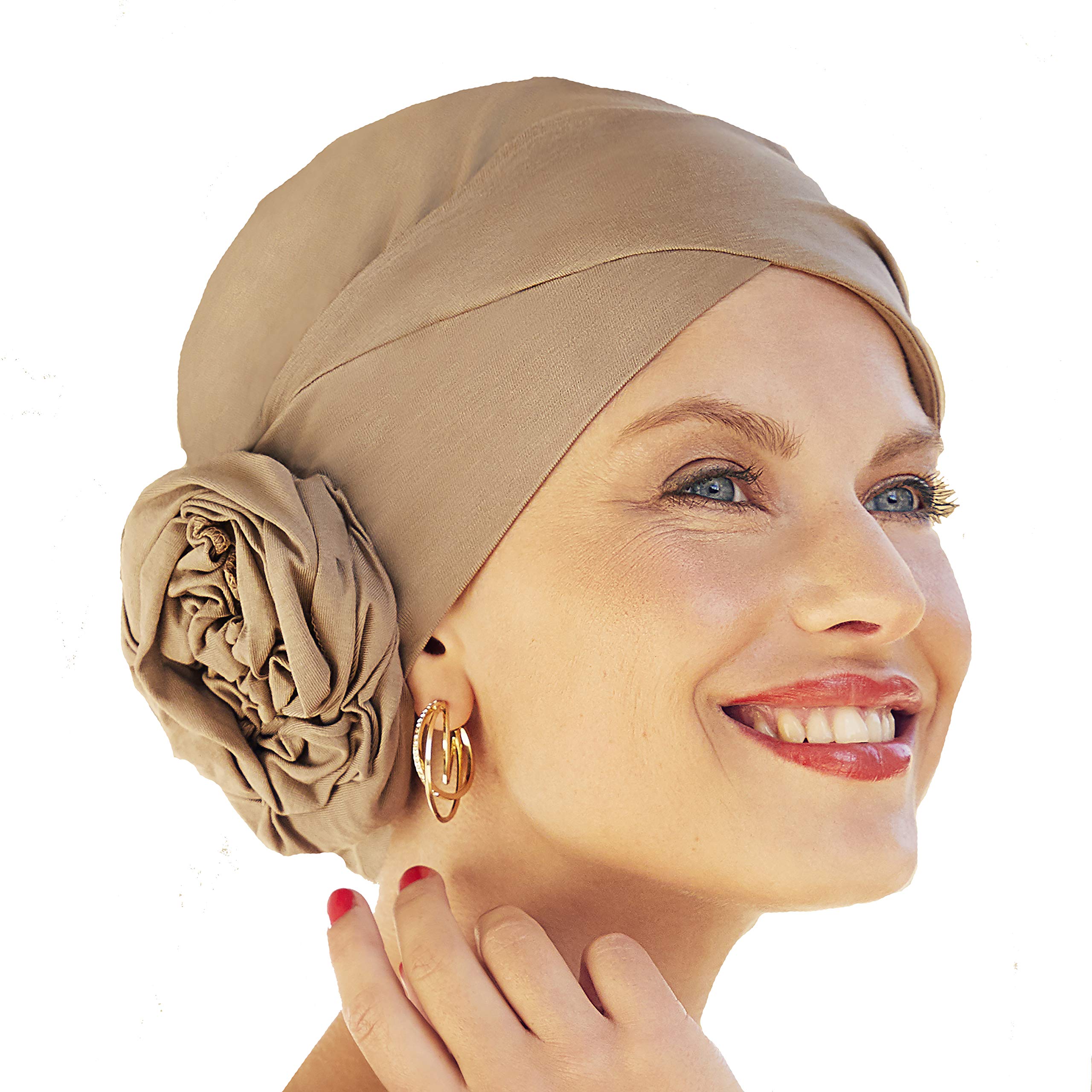 Christine Headwear Extra Soft and Cool Supima Cotton Zuri Turban (Wild Grey)