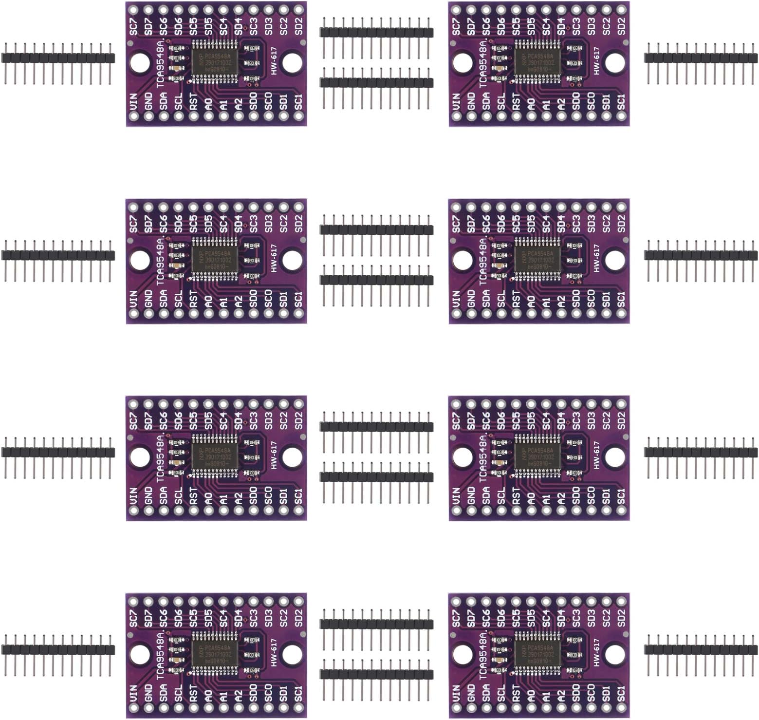 Amazon.com: 10pcs TCA9548A I2C IIC Multiplexer Breakout Board 8 Channel ...