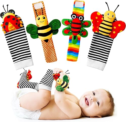 Juguetes para bebés de 0 a 6 meses sonajeros para bebés de 0 a 6 meses, regalos para bebés para niños y niñas, juguetes de muñeca sonajeros