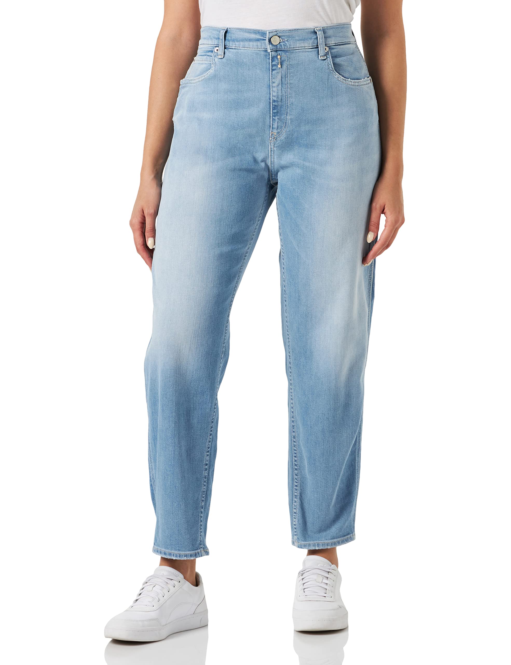 Replay Women's KEIDA Jeans, 009 Medium Blue, 23