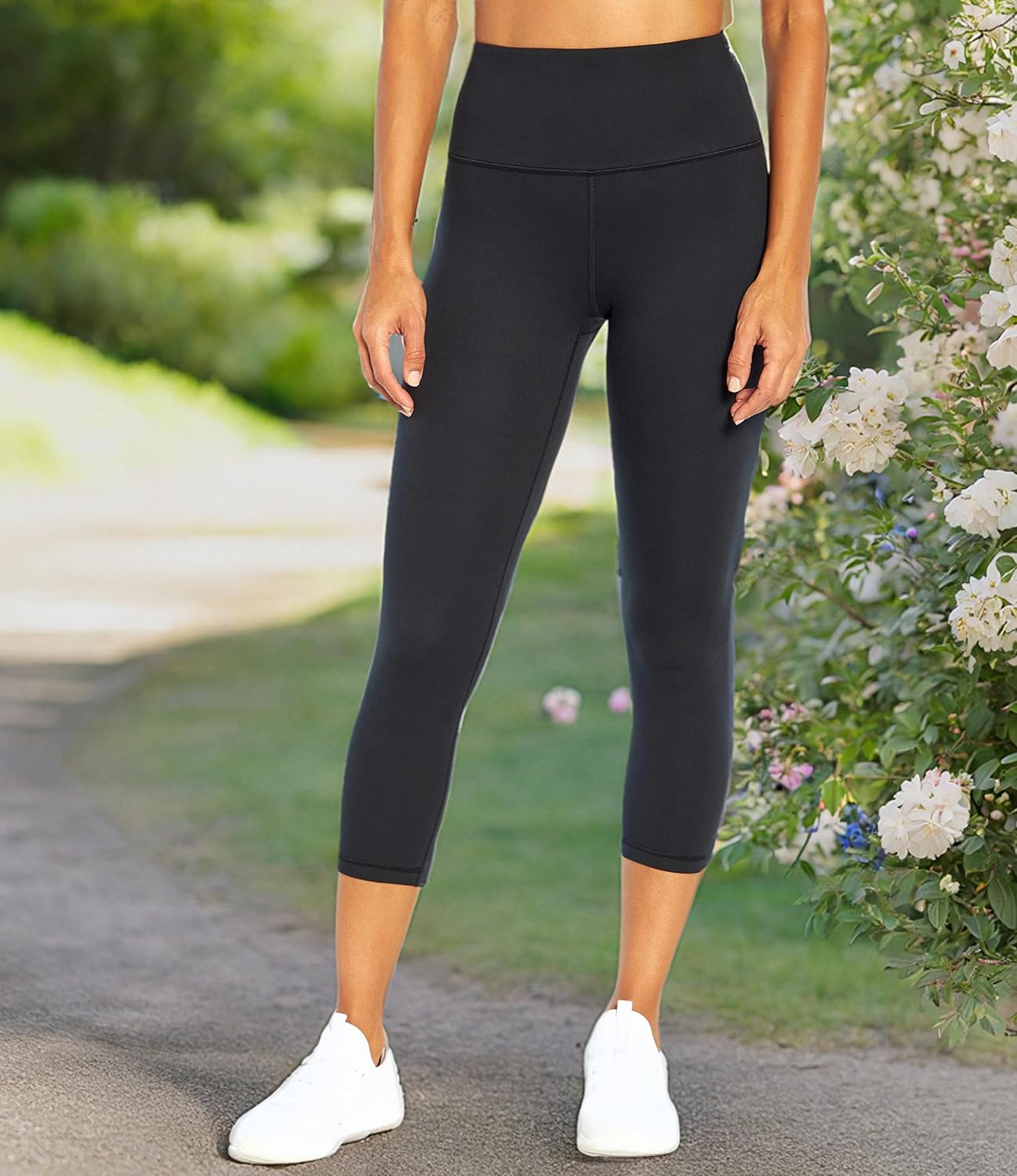 Balance Collection Womens Contender Luxe High Rise Capri Legging - Image 6