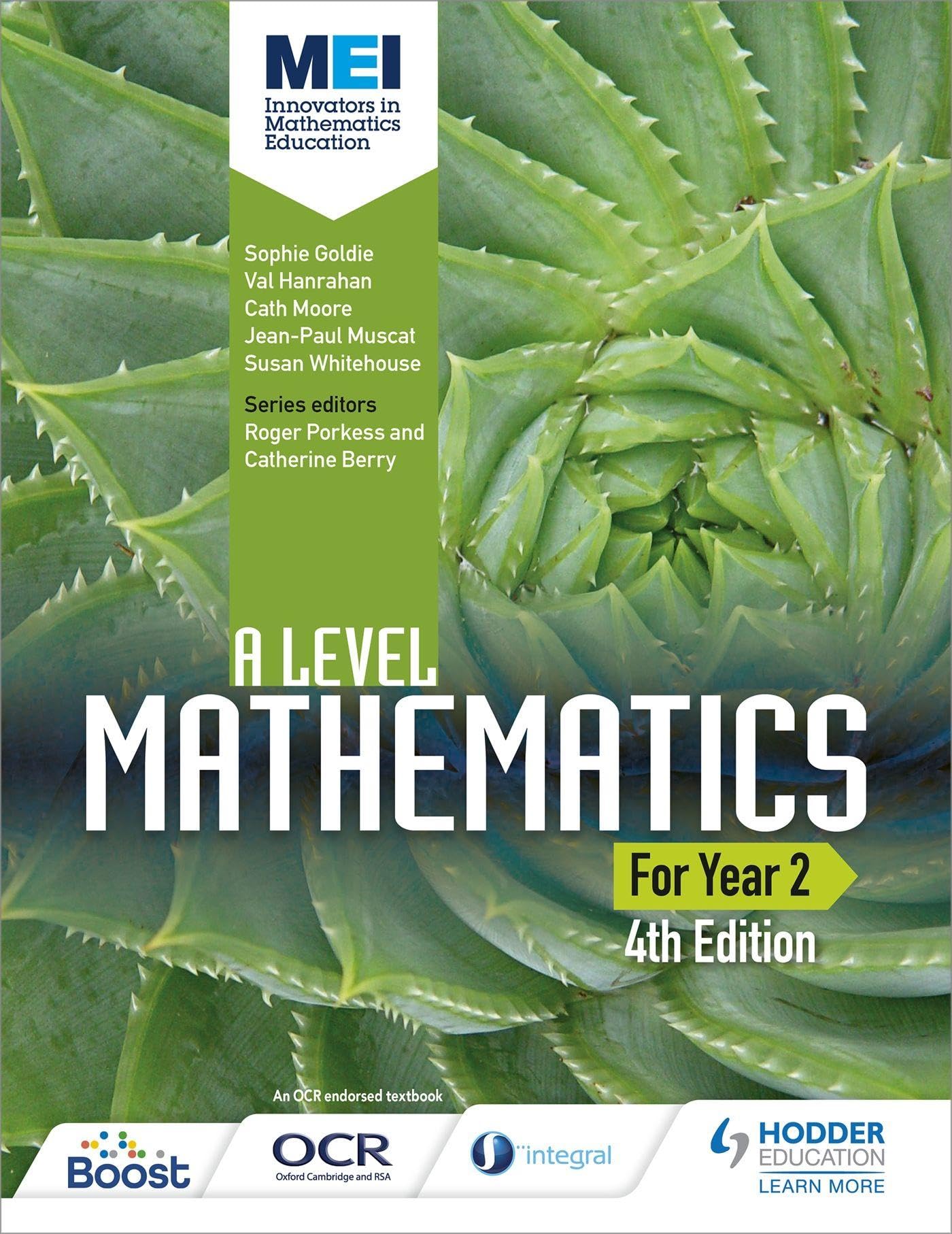 MEI A Level Mathematics Year 2 4th Edition by Cath Moore (Paperback Book)