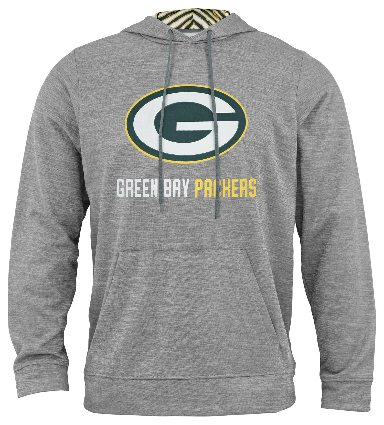 Zubaz Official NFL Hoodie with Logo and Colorful Hood Designs (Small - 5XL)