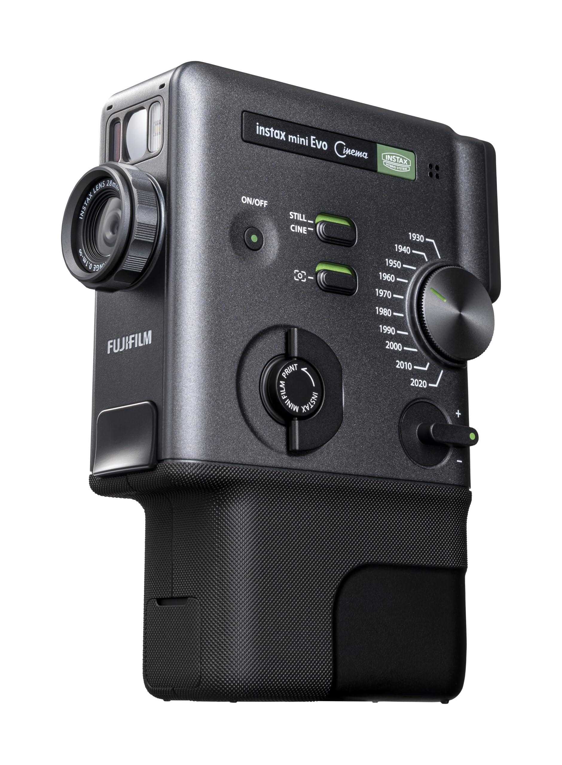 Câmera instantânea híbrida FUJIFILM instax mini Evo Cinema, preta