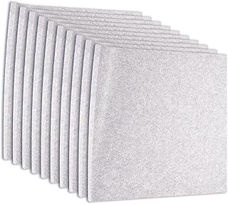 10 x zestaw filtrów zamiennych pasuje do wentylatora LIMODOR Limot Compact 60, 60-30,100-238 x 238 mm/grubość filtra ok. 17 mm - wentylator łazienkowy filtr kurzu do F/M nr art.: 00070