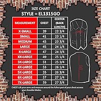 Vista 3 de Event Leather EL1315 Chaleco de cuero negro para motocicleta para hombres con encaje lateral, chalecos de motocicleta para adultos