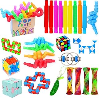 Fidget Toy Chain Marble Fidget Keychain Fidget Toys Snake cube toys Infinity Cube Toy Squeeze-a-Bean Keyring Pea Keychain Soybean Toys Gift