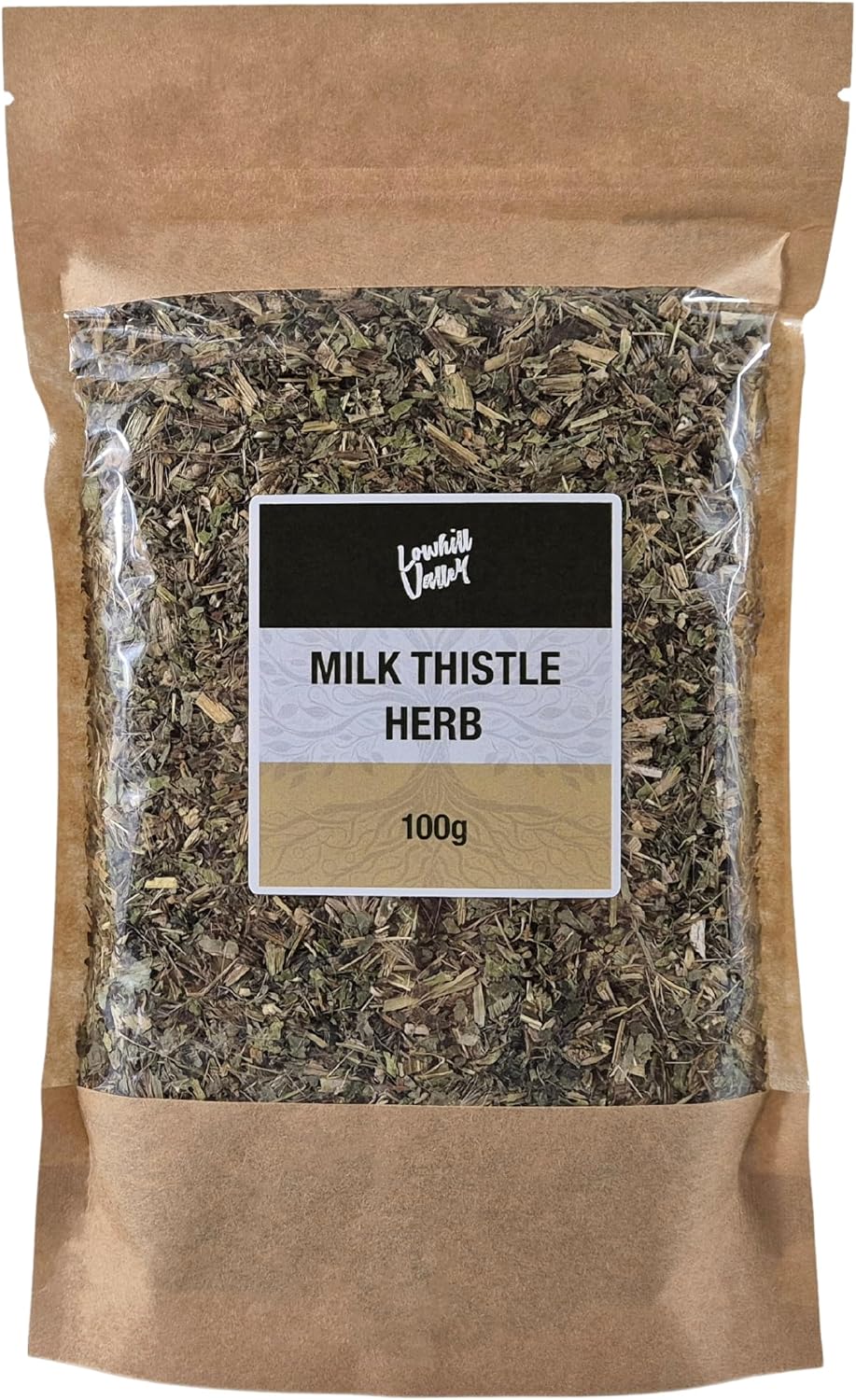 Lowhill Valley Milk Thistle Herb - Herbal Tea - Silybum Marianum Herbal
