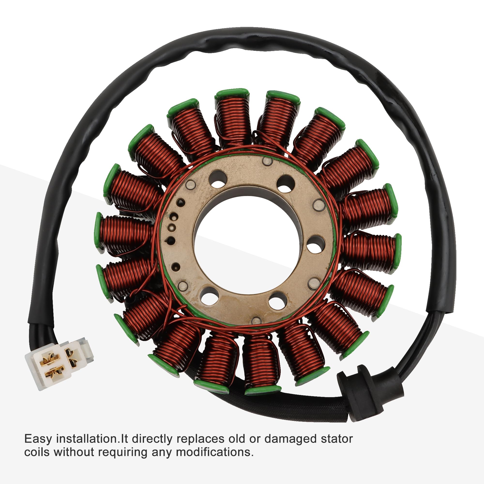 GOOFIT Moteur Générateur Magneto Statorspule Remplacement pour GSR400 GSR600 2006-2010 GSR750 2011-2014 GSR 400 600 750 31401-29G00 31401-29G20