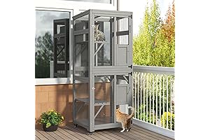 Spacious Cat Sanctuary: Cat Catio Outdoor Enclosure for Feline Frolic