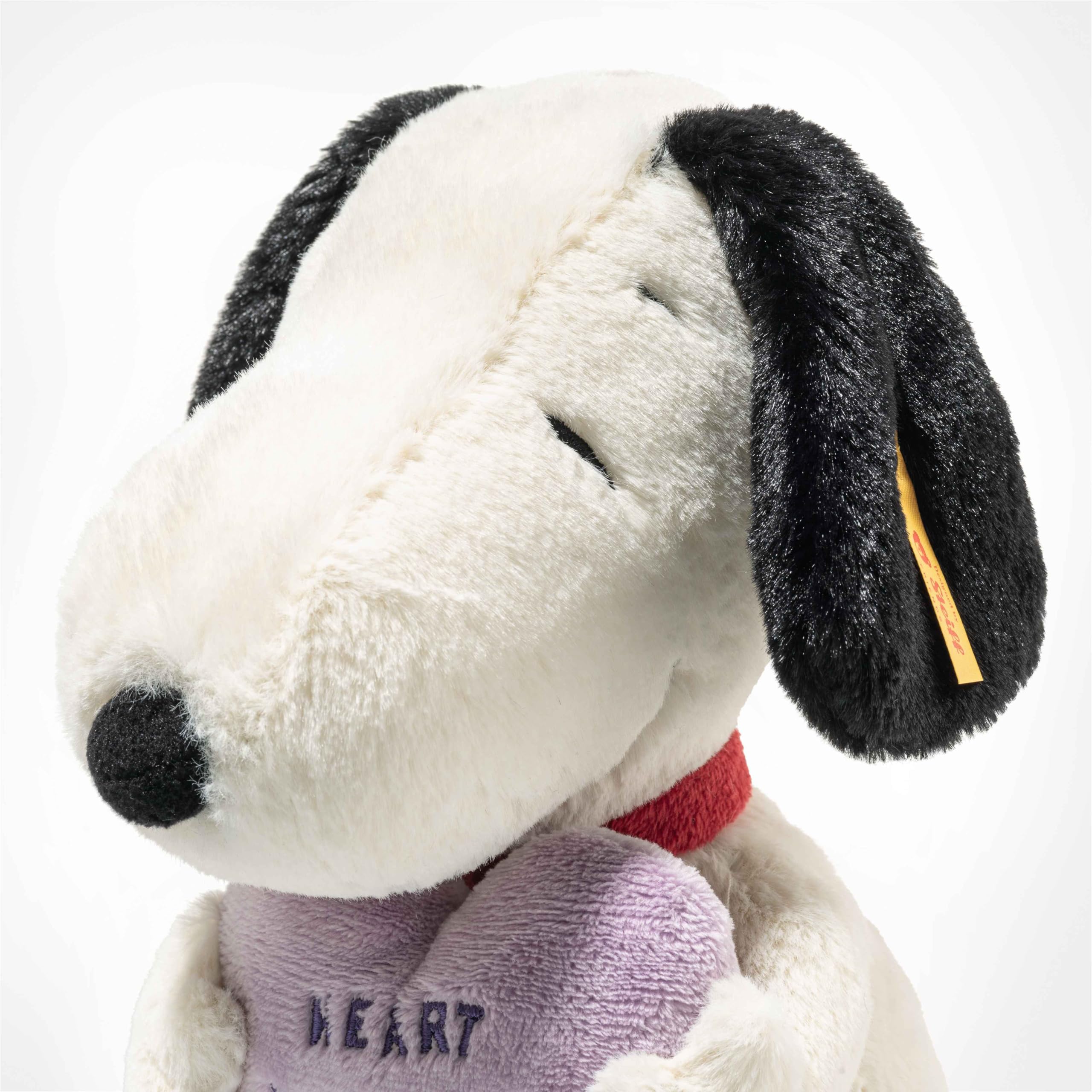 Steiff Snoopy Heartbreakers Club 024450 Cute Soft Toy for Boys Girls and Babies from 0 Months, 22 cm, White - Image 4