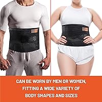 Vista 5 de Cinturón de soporte para hernia umbilical Everyday Medical talla extra grande Alivio del dolor y malestar de hernias umbilicales, del ombligo