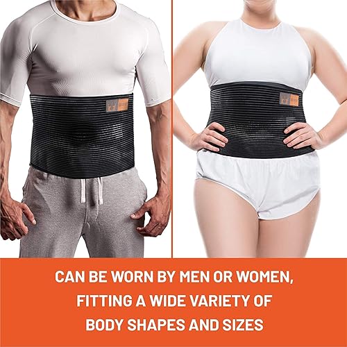 Miniatura 5 de Everyday Medical Cinturón de soporte para hernia umbilical de talla grande I Alivio del dolor y las molestias de hernias umbilicales, ombligo,