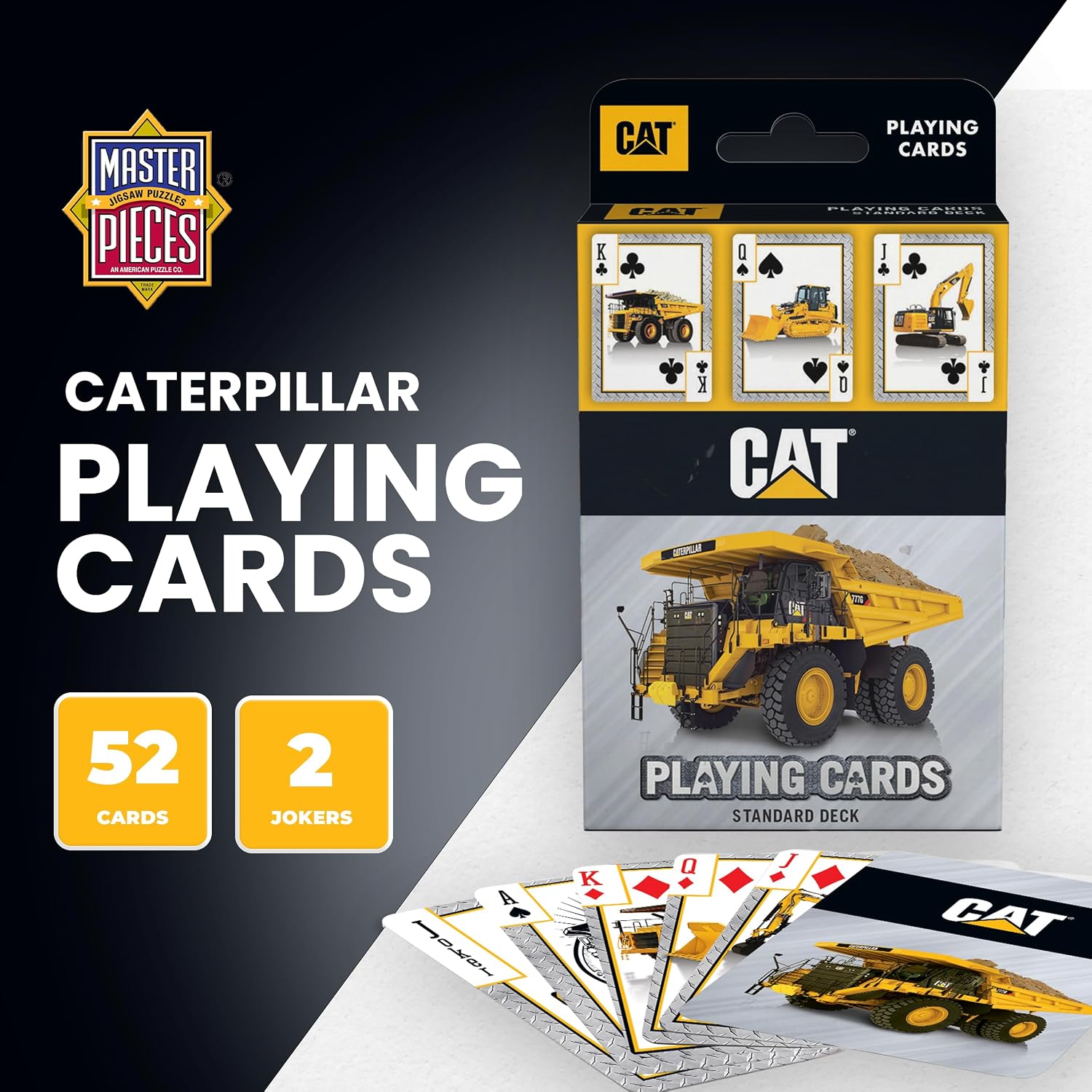 MasterPieces Family Games - Caterpillar Playing Cards - Officially Licensed Playing Card Deck for Adults, Kids, and Family