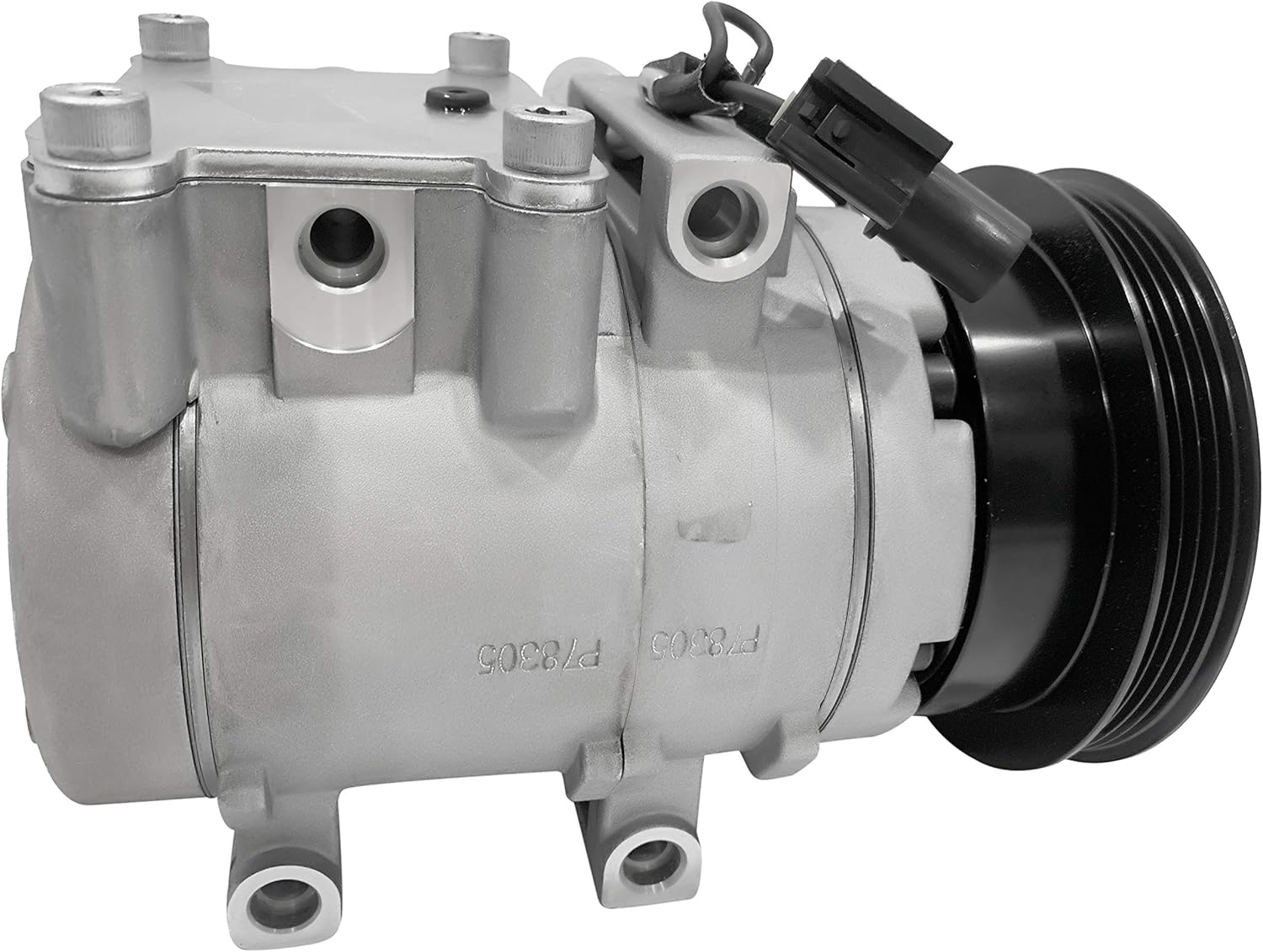 RYC New AC Compressor and A/C Clutch FH314-01 (Fits Hyundai Accent 1.6L 2001, 2002, 2003, 2004, 2005)