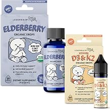 Legendairy Milk Baby Vitamin D3 K2 and Elderberry Drops Bundle Age 6 Months+
