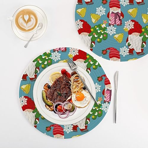 Miniatura 4 de 3 salvamanteles redondos para ollas y sartenes calientes de 15 pulgadas, tejido de hilo de algodón, soportes para ollas calientes para decoración de