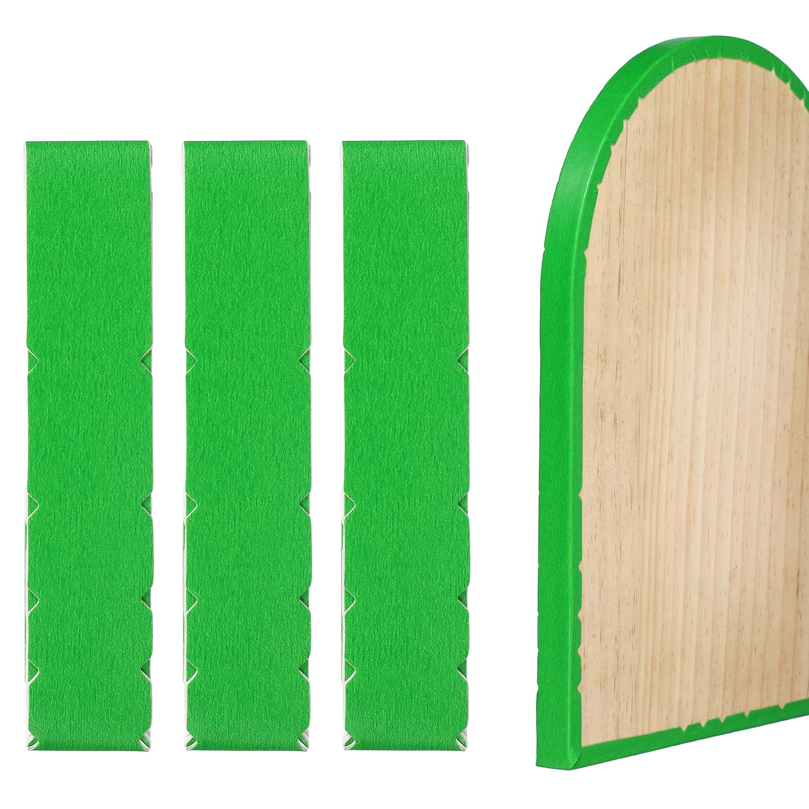 YELARXI Pickleball Edge Guard Tape, Paddle Edge Cover, Pickleball Protection Tapes Pickle Ball Paddle Accessories 23mm Width & 3 Pcs & Green -Fitting for (Training/Practice/Matches)