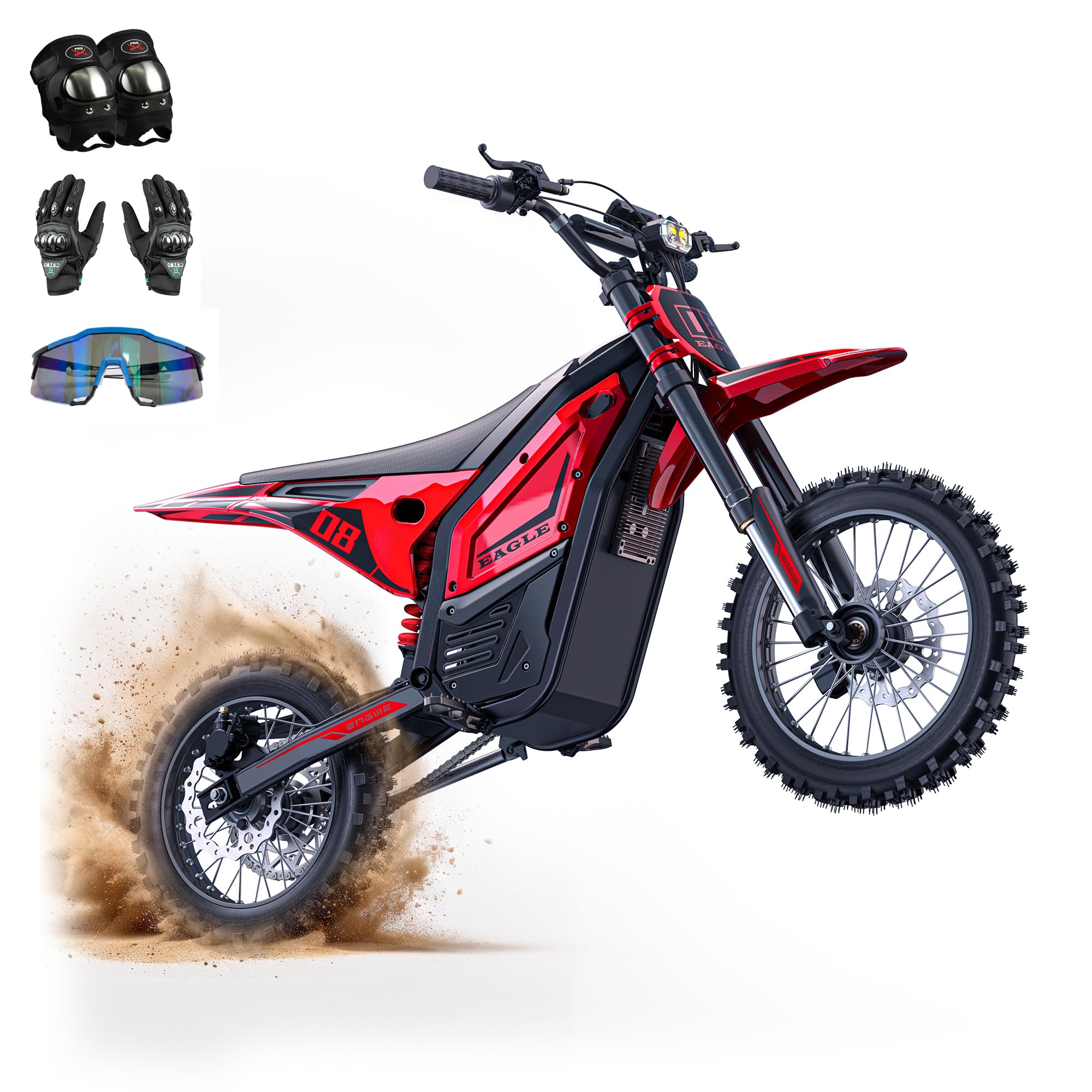 ENGWE Eagle 45MPH Electric Dirt Bike for Teens Youth Off Road Electric Bike