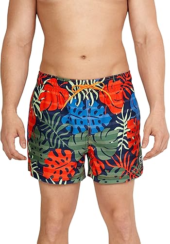 Speedo Swim Trunk Short Length Redondo Printed Maillot de Bain, Caban Palmier, S