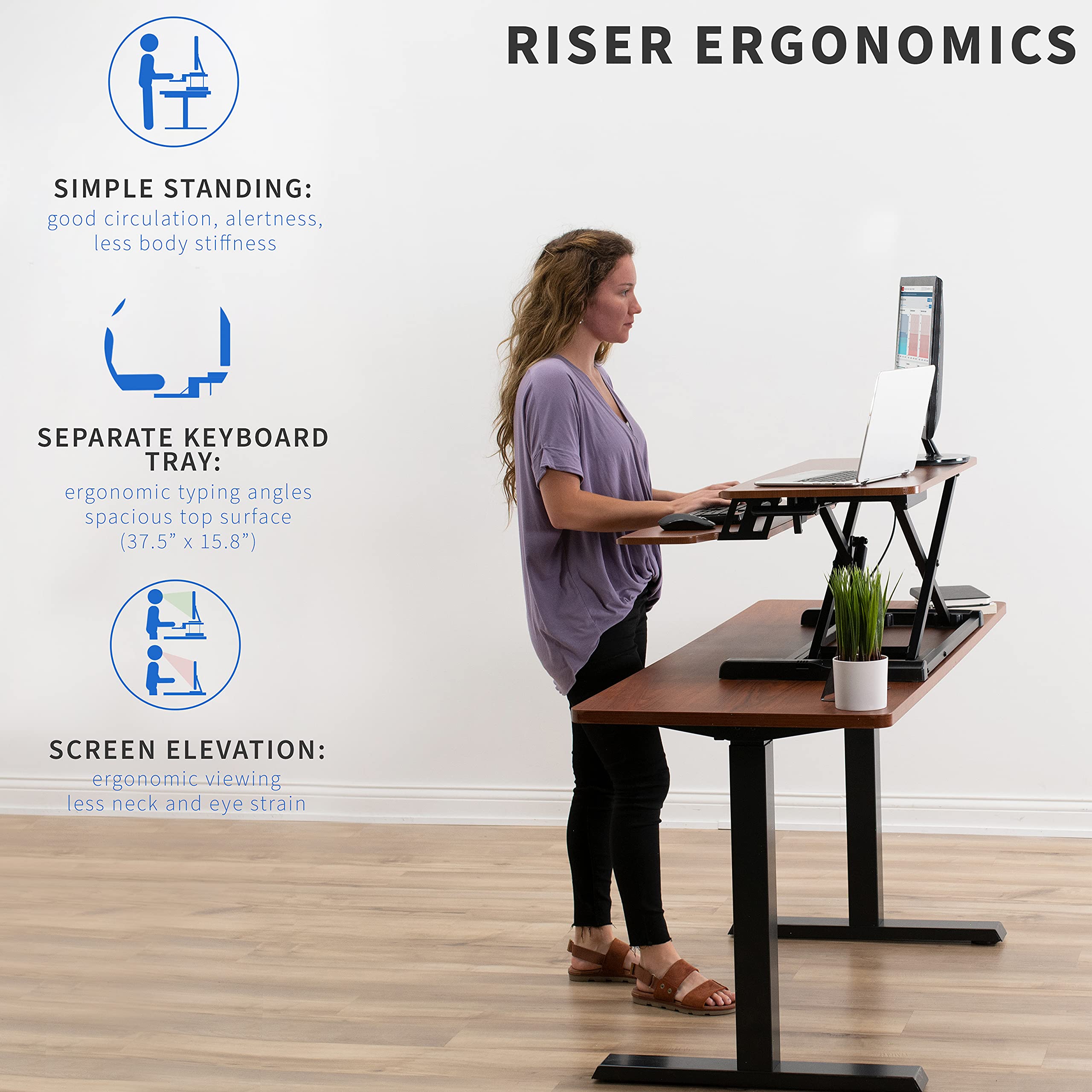 VIVO Standing 32 inch Desk Co...B07K718H65