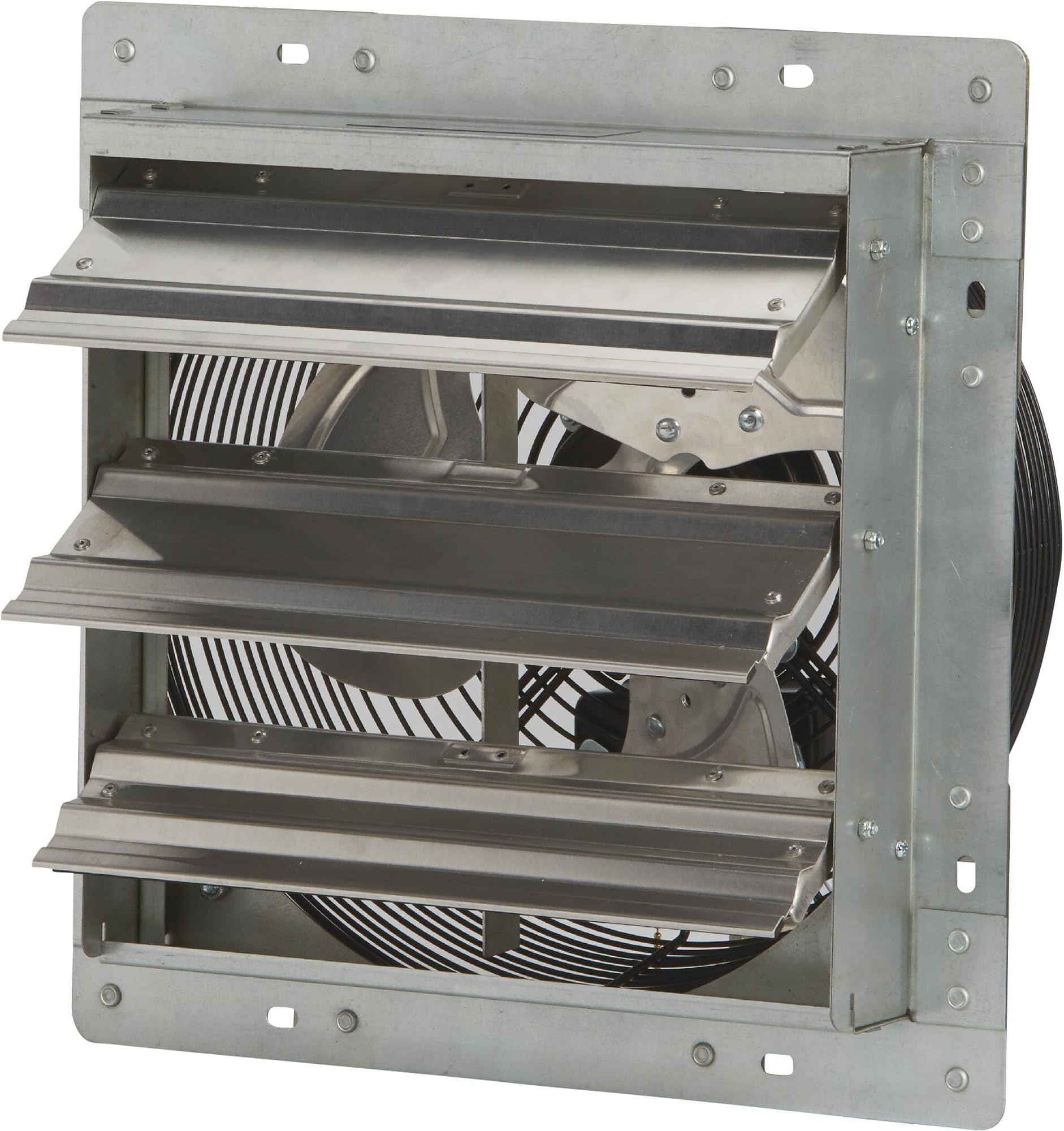Strongway Totally Enclosed Direct Drive Shutter Exhaust Fan - 12in. 3-Speed, 840/730/675 CFM
