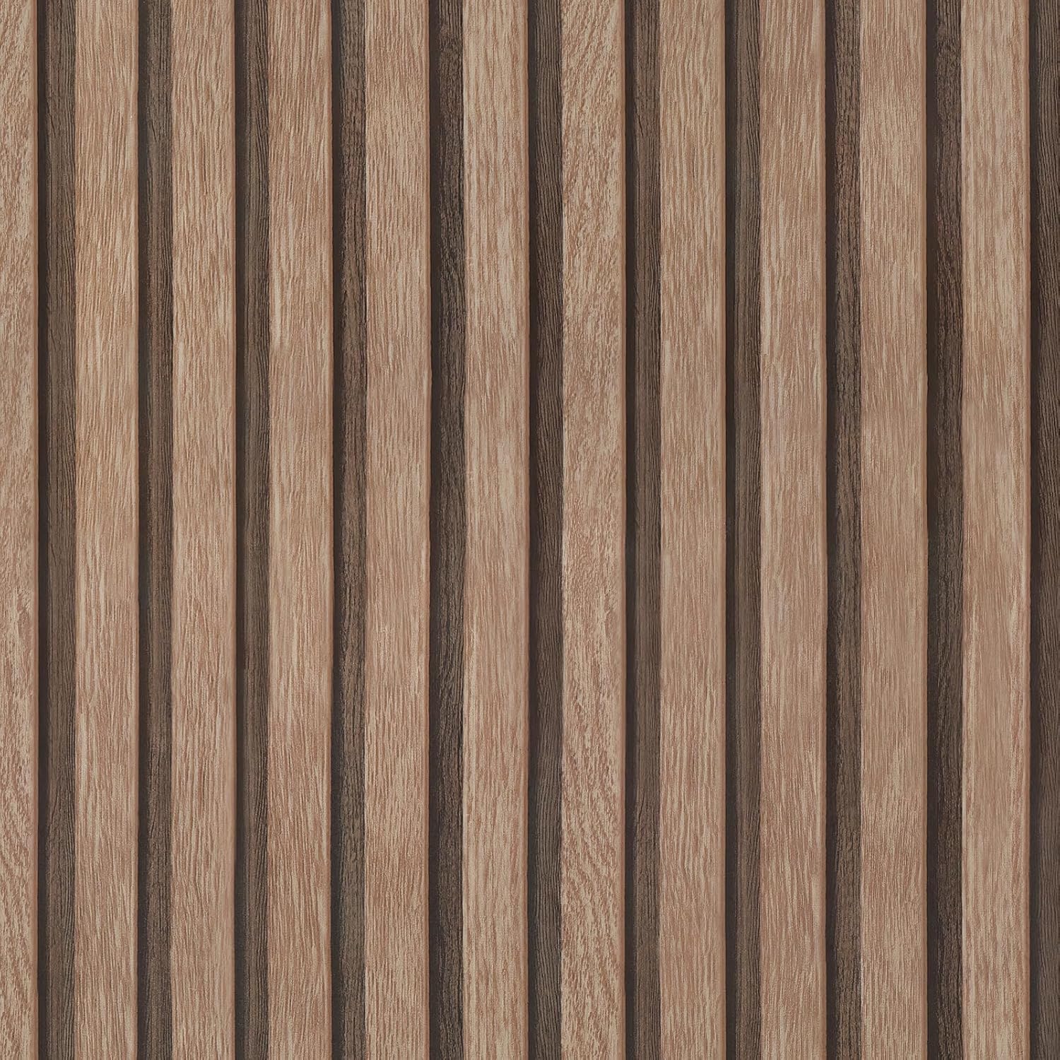 yun-aeon natural wood peel and stick wallpaper wood slats - 17.3"x 120" light tan self-adhesive waterproof vinyl removable wall paper for wall decor bedroom light tan 17.3" x 120"