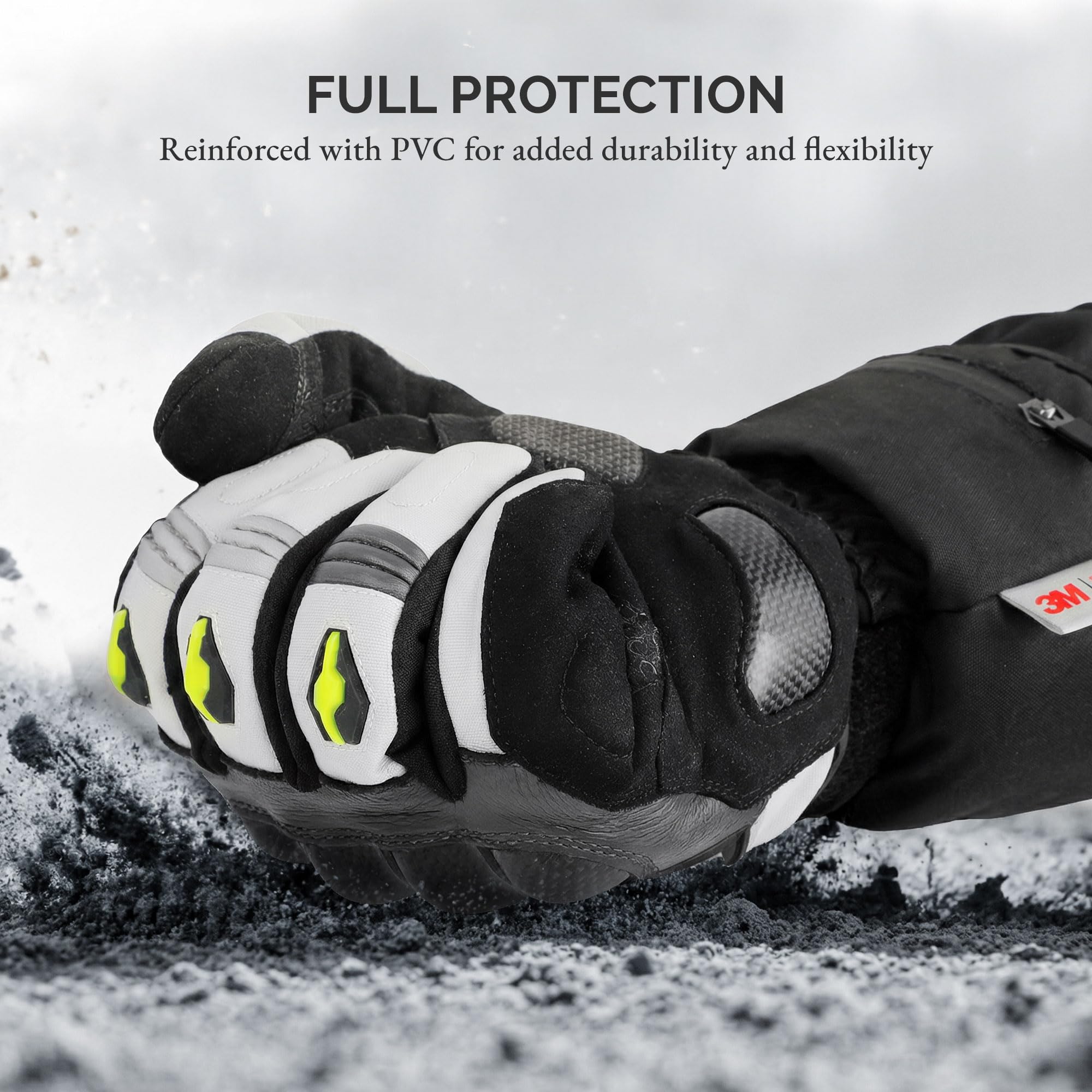 SAVIOR HEAT Beheizbare Motorrad Handschuhe Herr,Winter wasserdichte Beheizte Handschuhe Damen Herren FüR Ski Snowboard Racing Fahrrad Outdoor Thermo