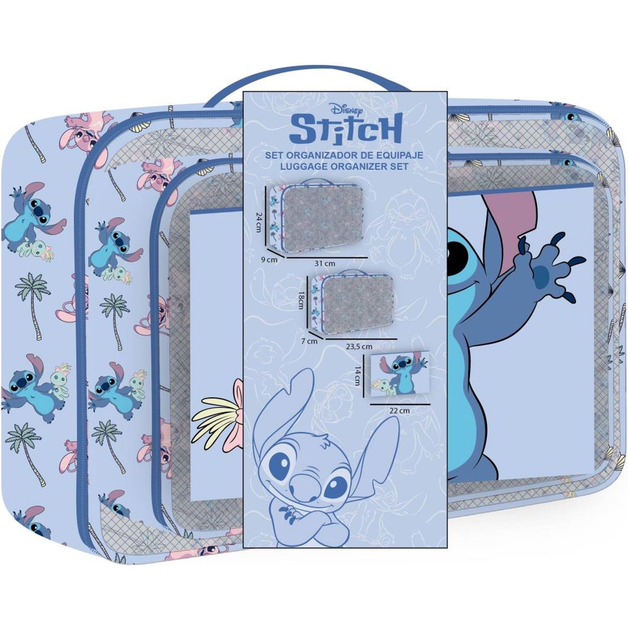 Cerda Unisex Kids Bleu Children's Travel Toiletry Bag Disney Stitch