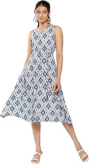 Women's Grey Printed Casual wear Trendy Dress for Women - Buy now