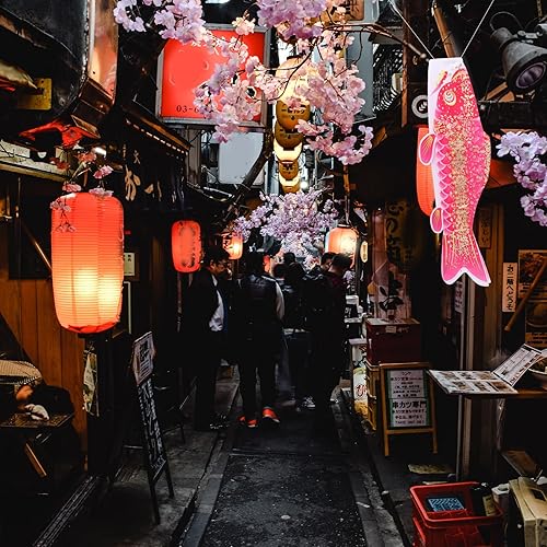 Miniatura 7 de jojofuny Viento de carpa japonesa, serpentina de carpa, decoración japonesa, bandera de pez, calcetines de viento Koi, para el hogar al aire libre,