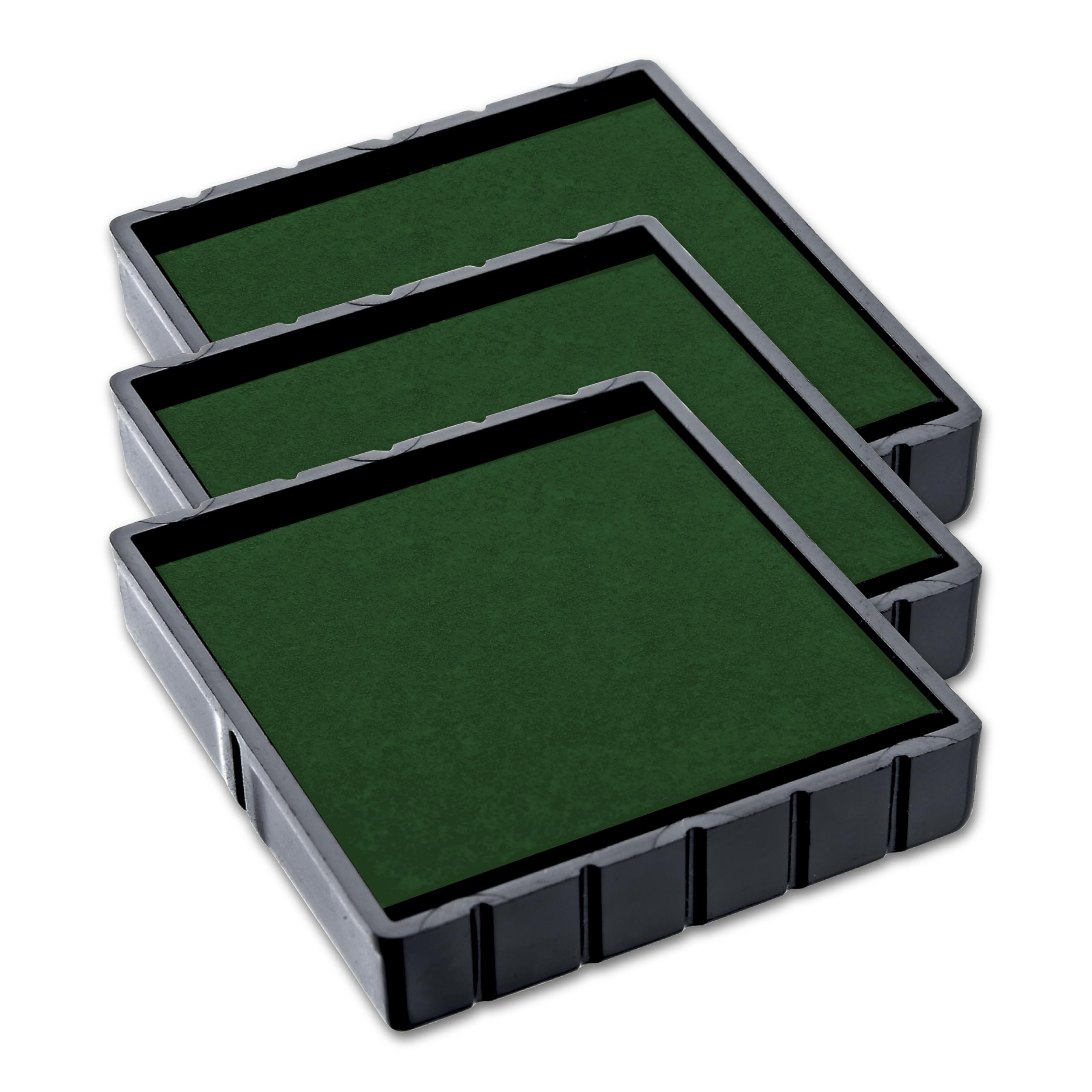 COLOP E/Q30 Replacement Ink Pads – Pack of 3 EQ30 Refill Pads Compatible with Printer Q 30 (Green)