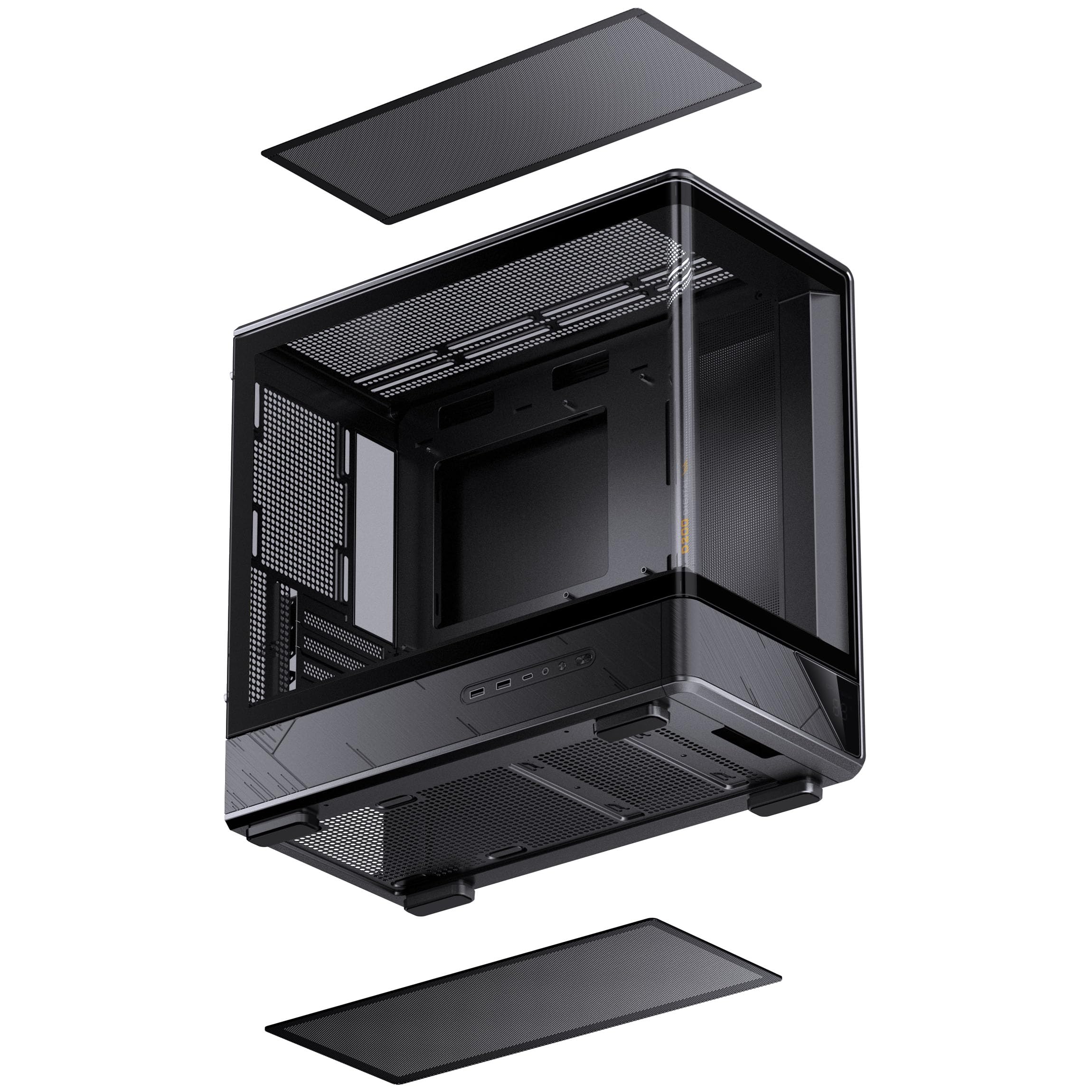 Jonsbo D200 Midi-Tower mATX Gaming Case - Black